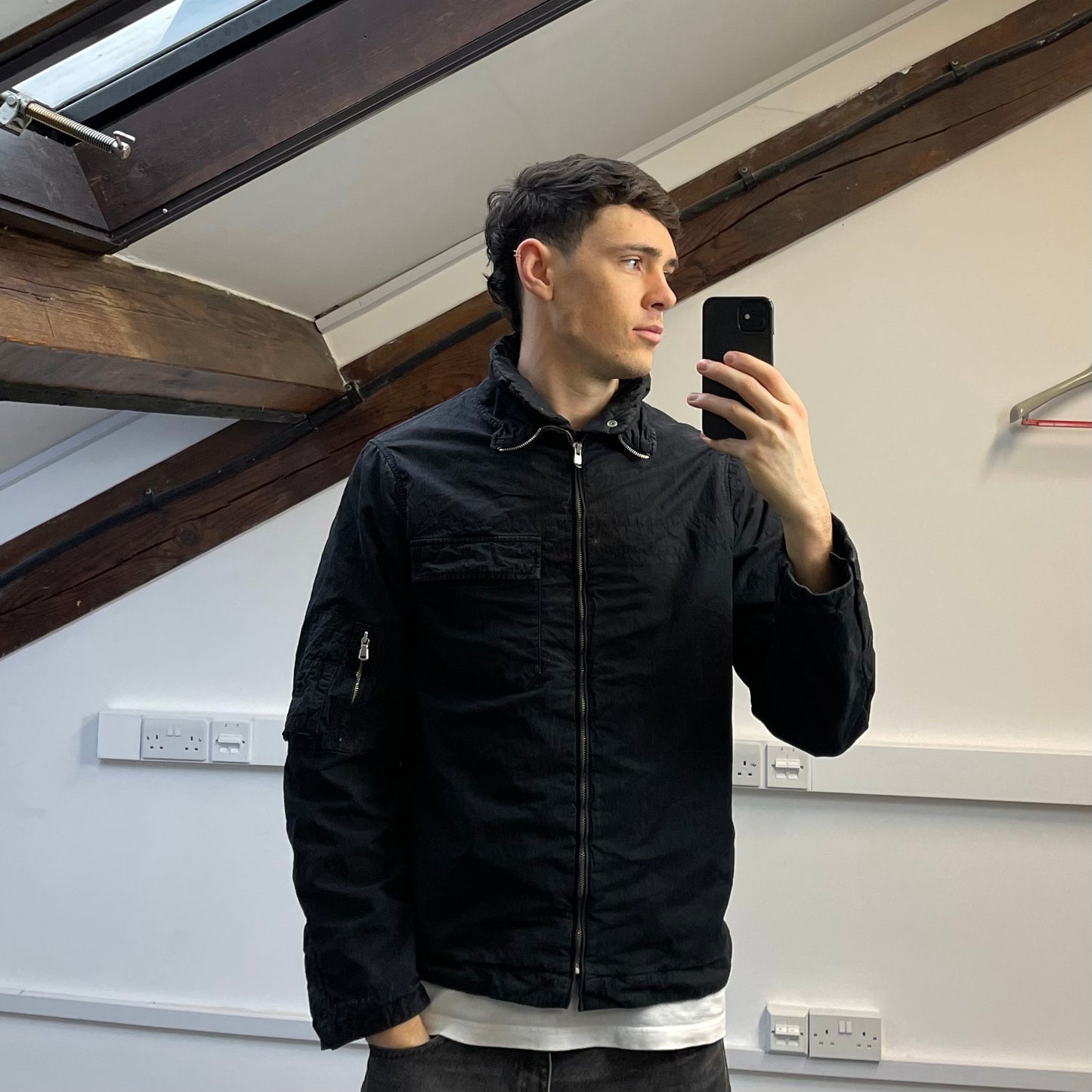 C.P. Company Black Lined Harrington Jacket AW05