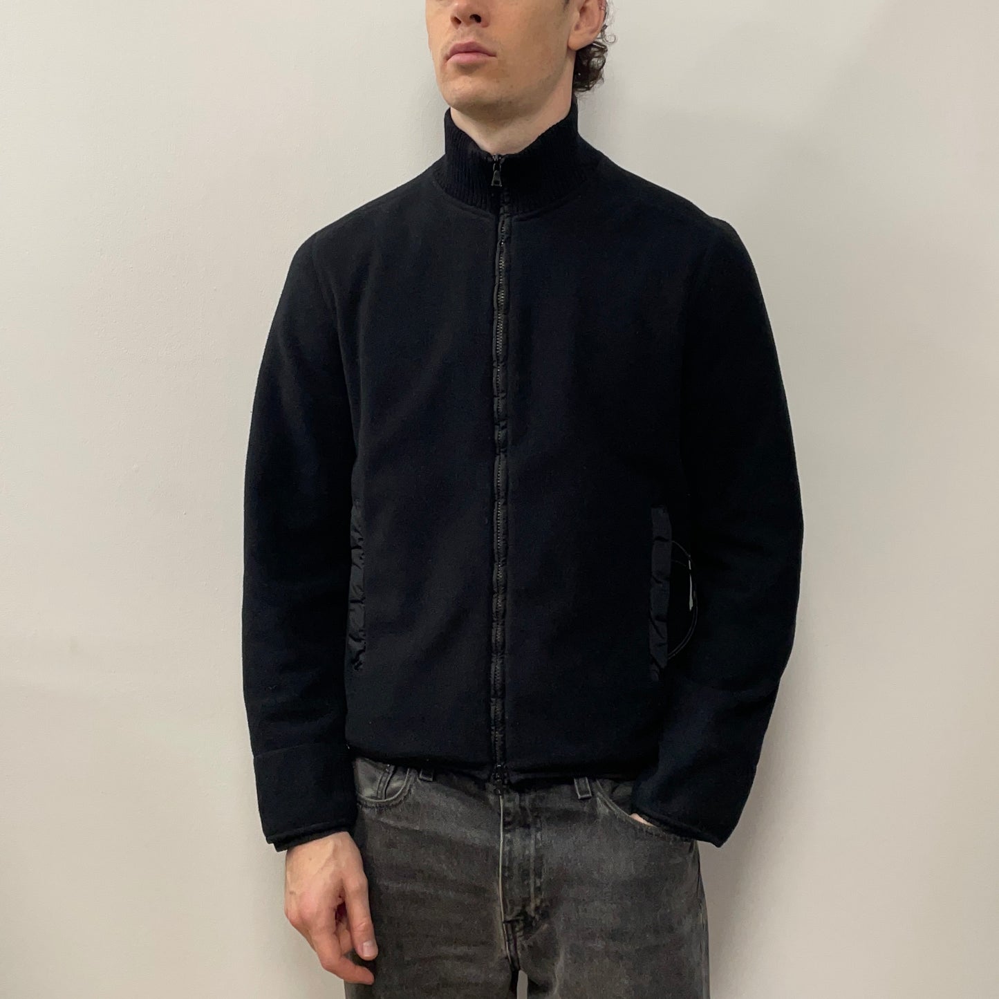 Prada Sport Black 00s Technical Fleece Jacket