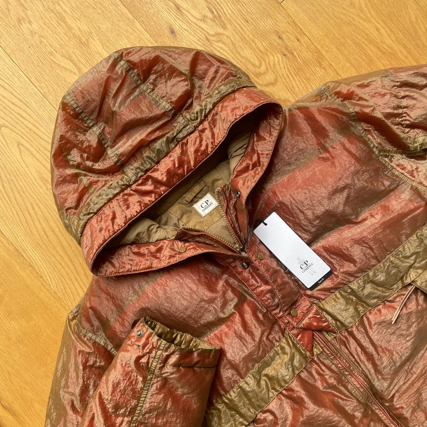 C.P. Company Kan-D Puffer Jacket in Cumin (RRP ¬£765)