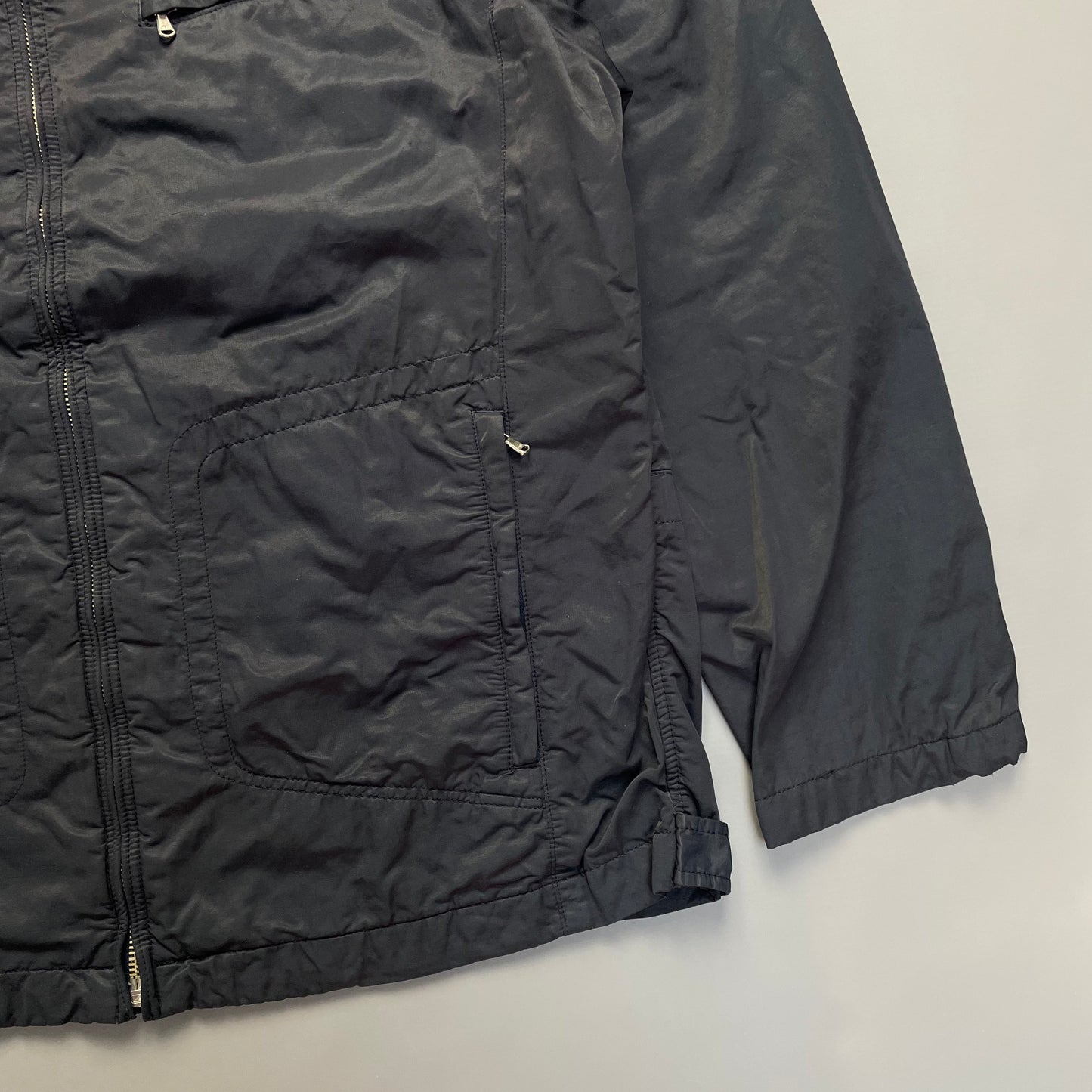 C.P. Company Navy Zip-Through Collared Jacket