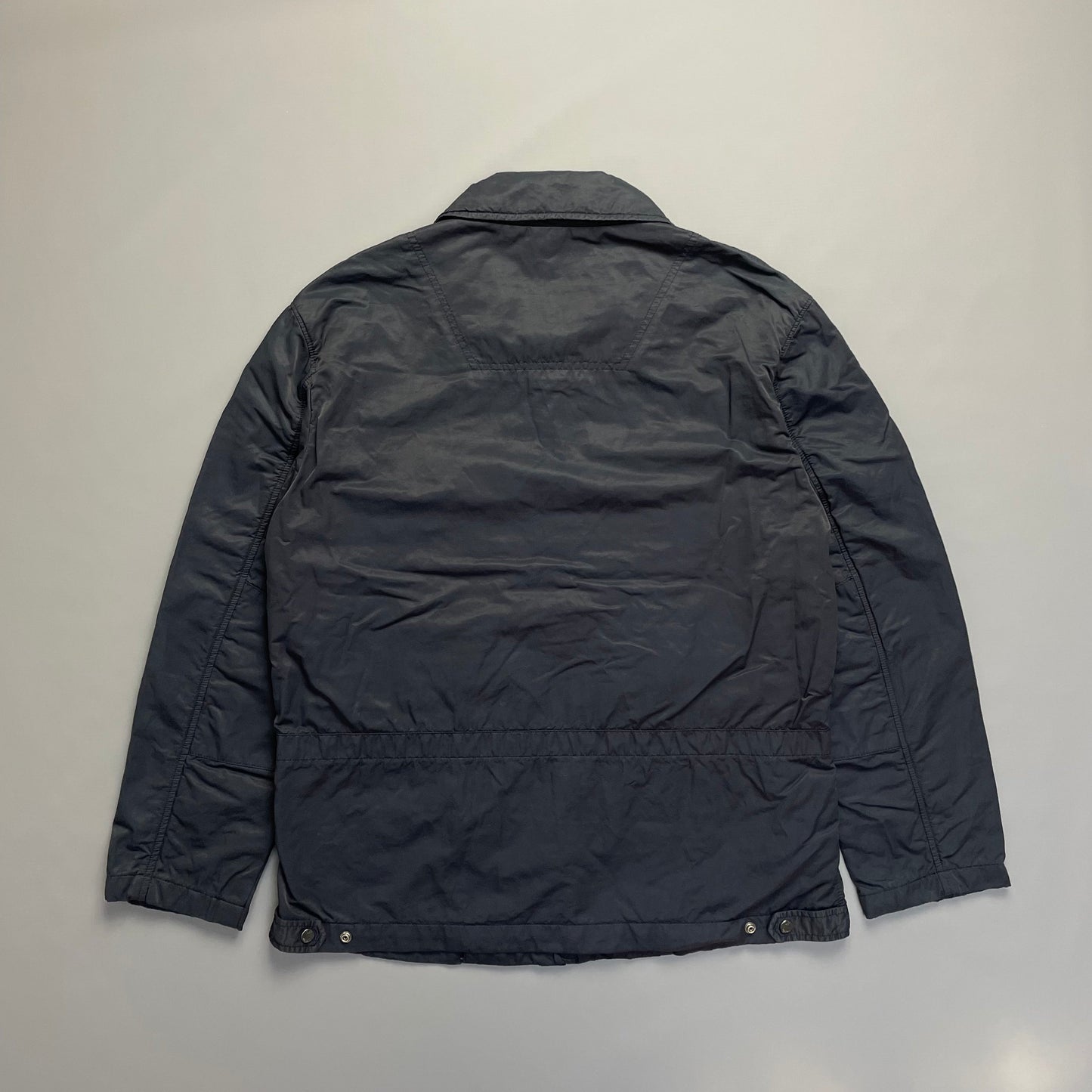 C.P. Company Navy Zip-Through Collared Jacket