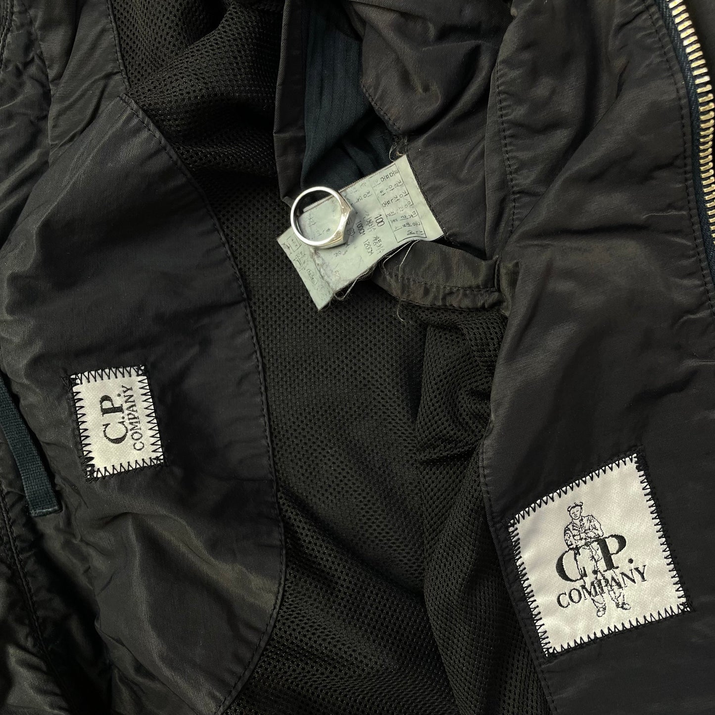 C.P. Company Navy Zip-Through Collared Jacket