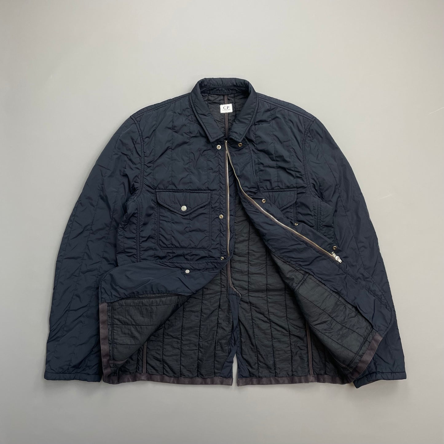 C.P. Company Navy AW08 Midweight Padded Nylon Field Jacket