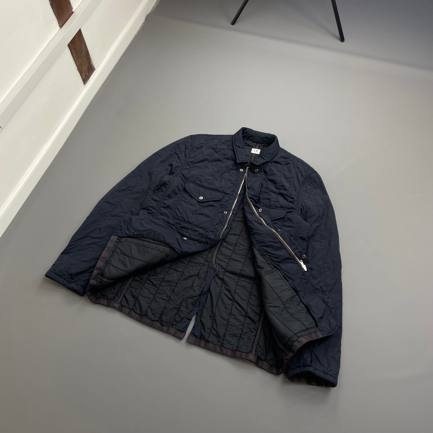 C.P. Company Navy AW08 Midweight Padded Nylon Field Jacket
