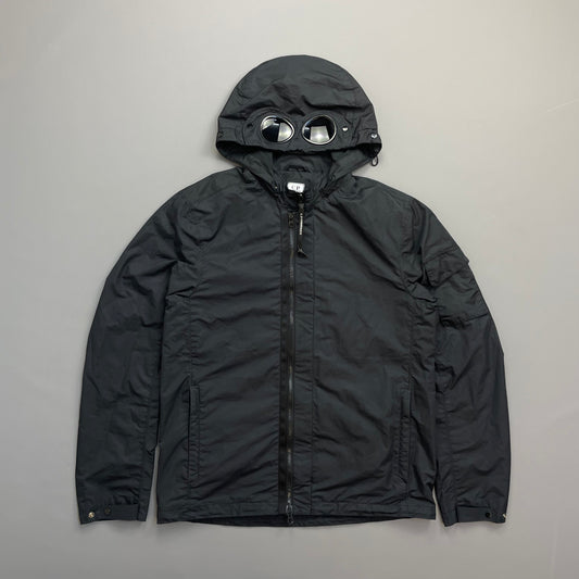 C.P. Company Black Micro-M Detachable Hood Goggle Jacket