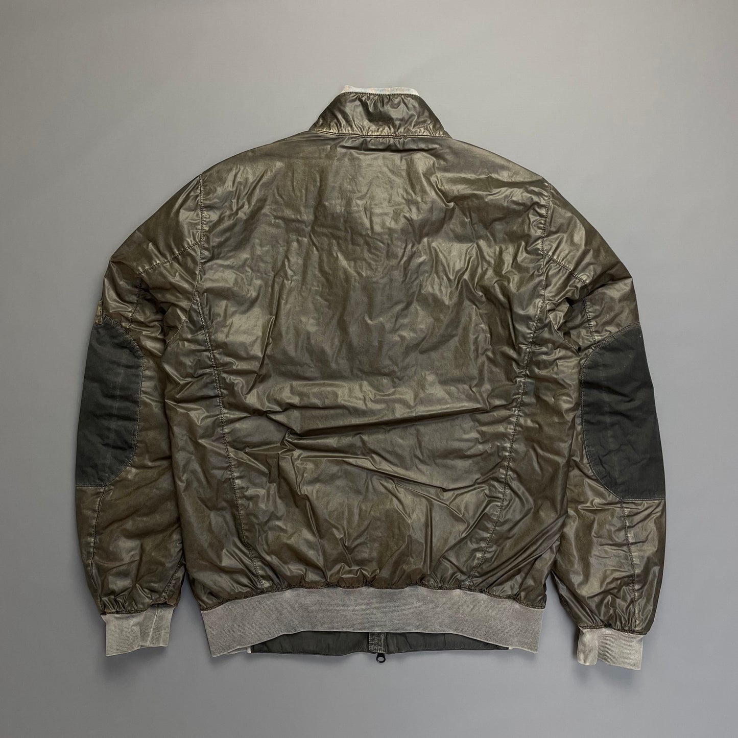 C.P. Company Nyber Bomber Jacket in Dusty Olive