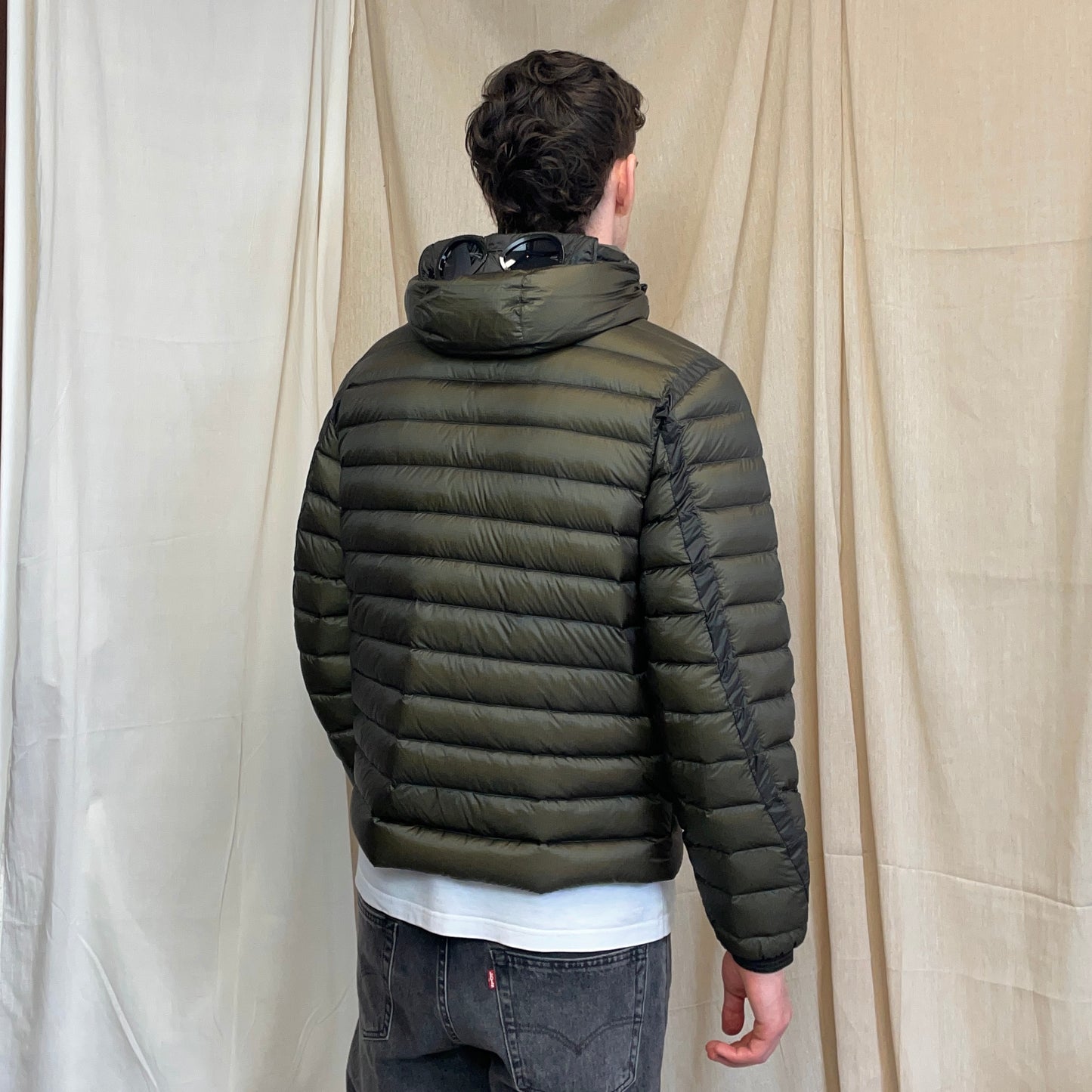 C.P. Company Brown DD Shell Goggle Jacket