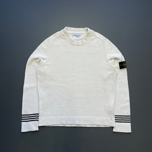 Stone Island Cream SS07 Midweight Knit Crewneck Jumper