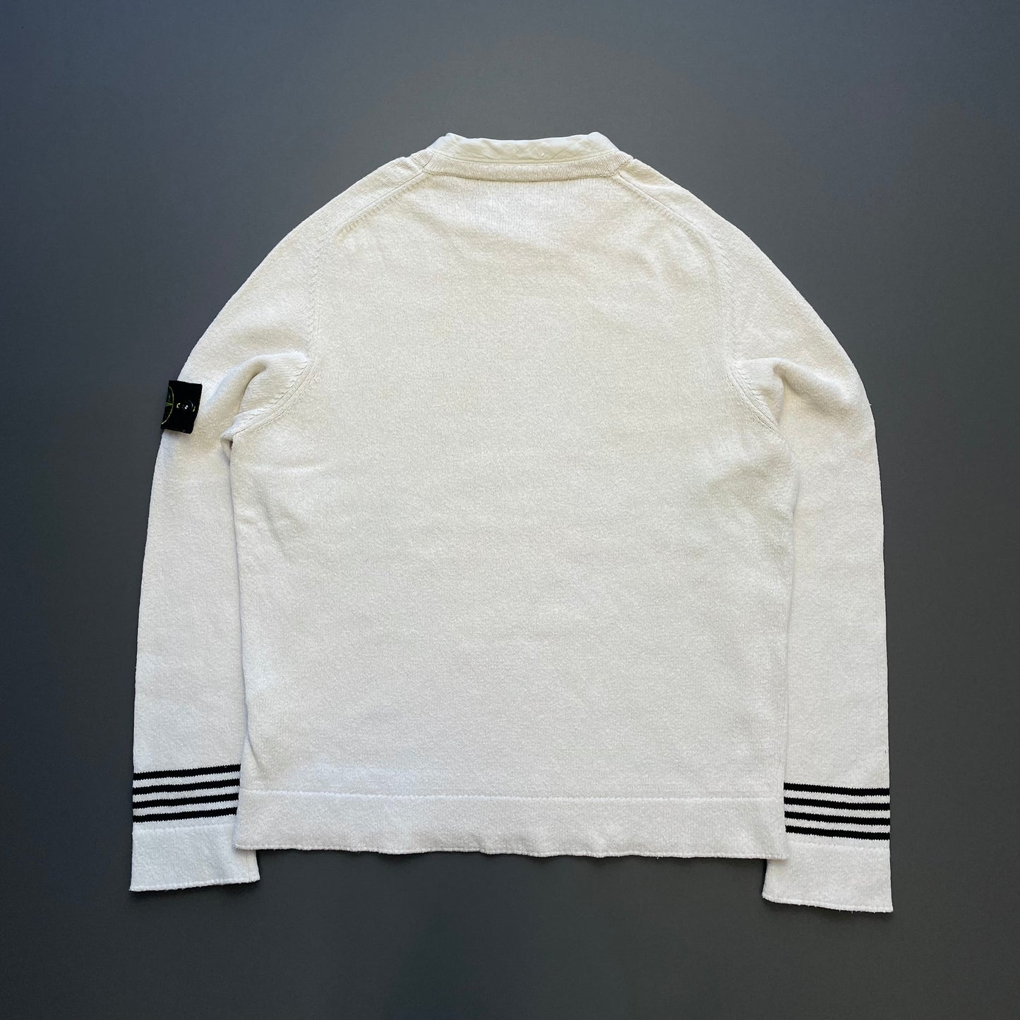 Stone Island Cream SS07 Midweight Knit Crewneck Jumper