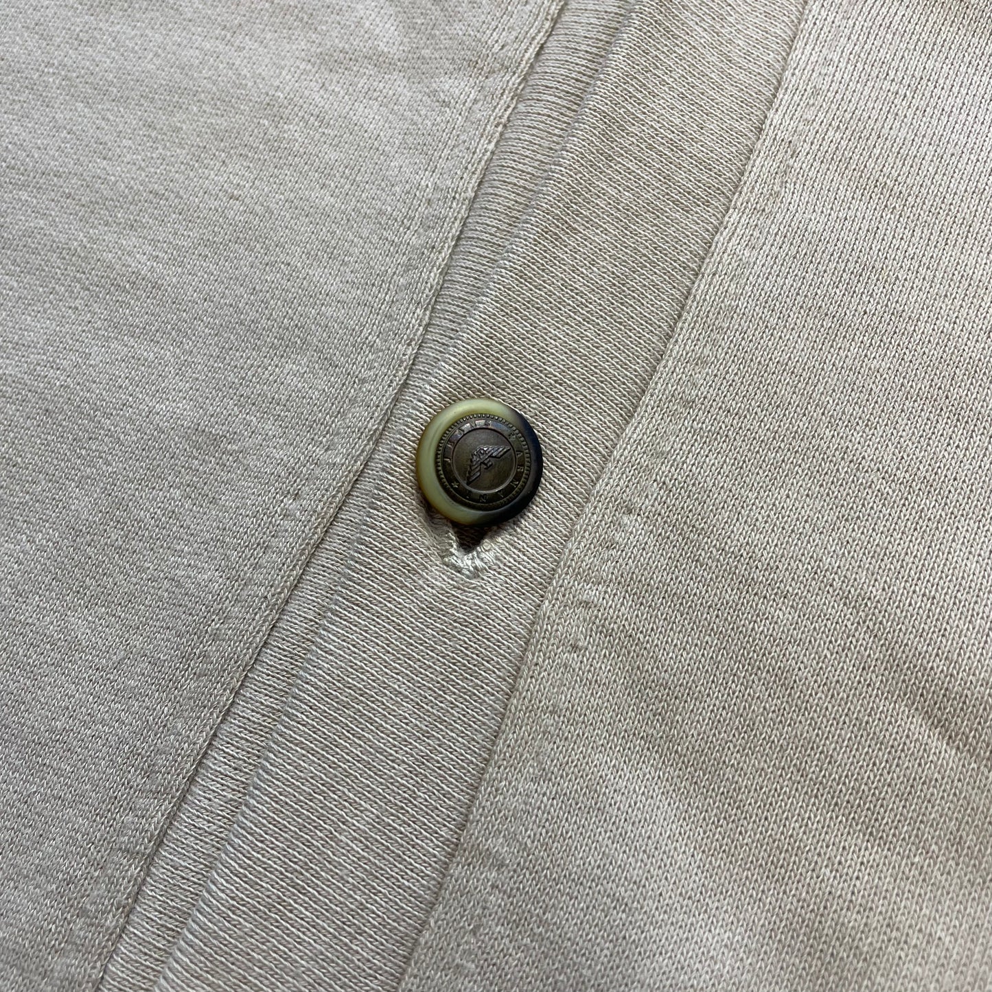 Armani Jeans Beige 90s Cotton Pocket Vest