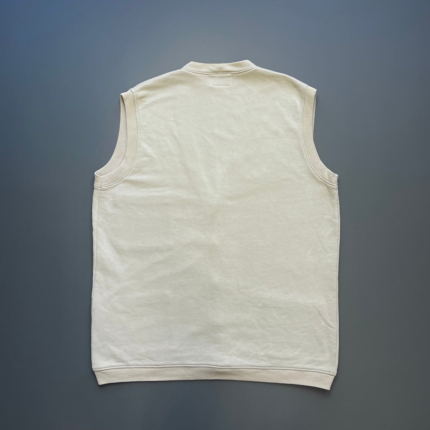 Armani Jeans Beige 90s Cotton Pocket Vest