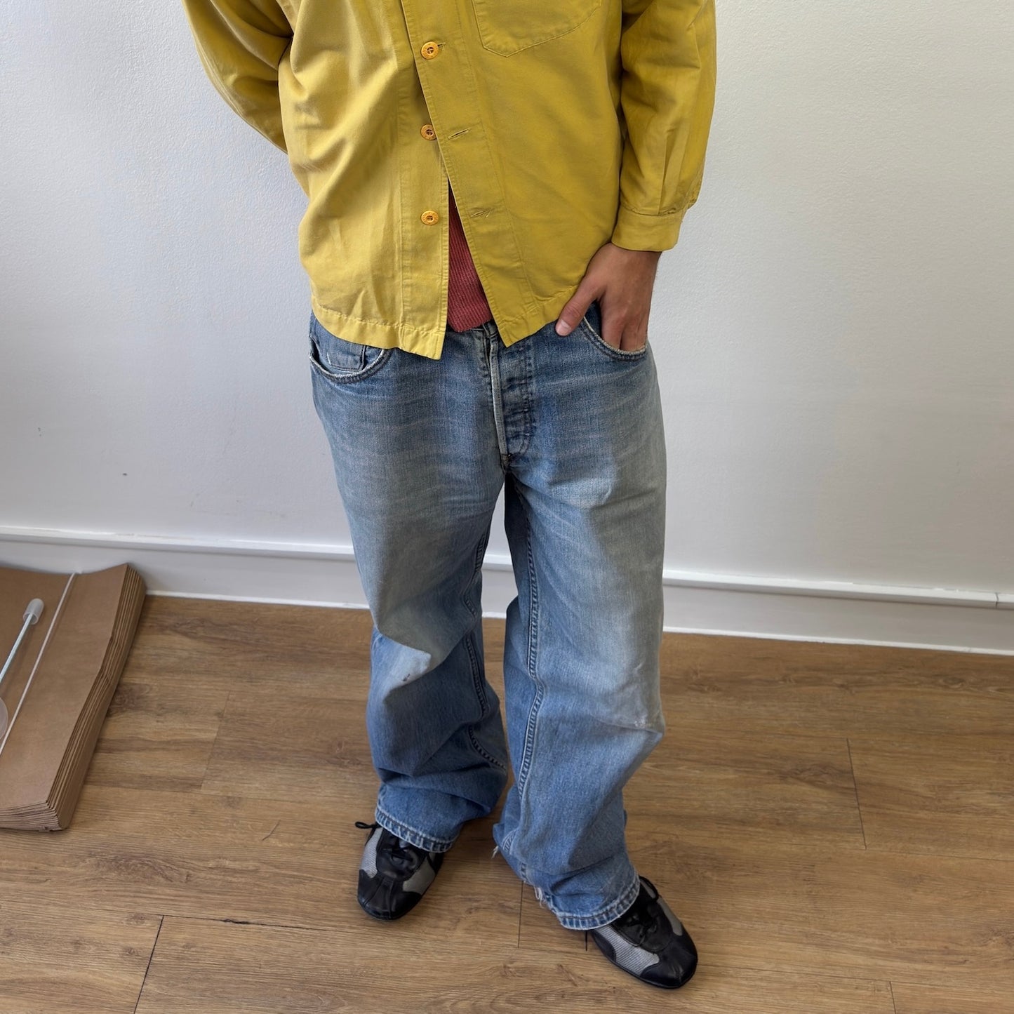 Levi's 541 Blue Cinchback Denim Jeans