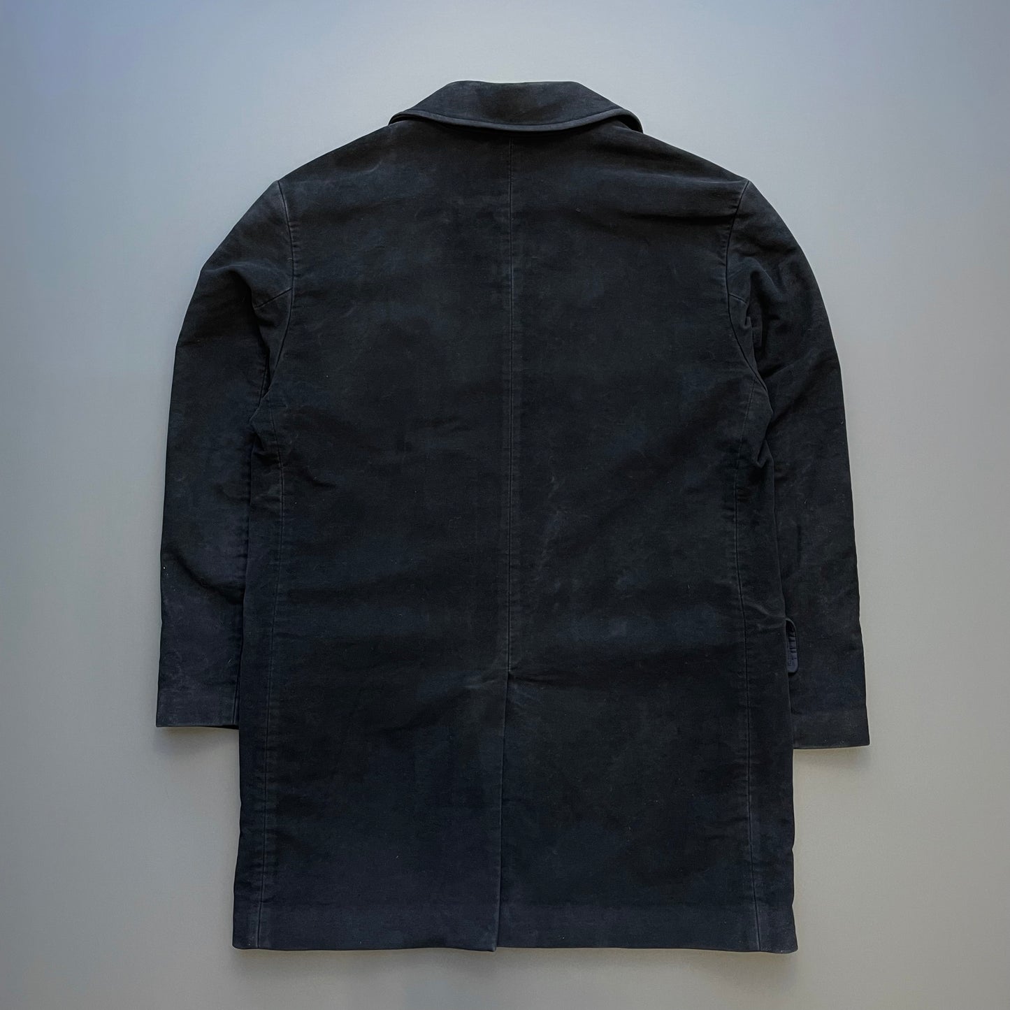 C.P. Company Black AW97 Moleskin Overcoat