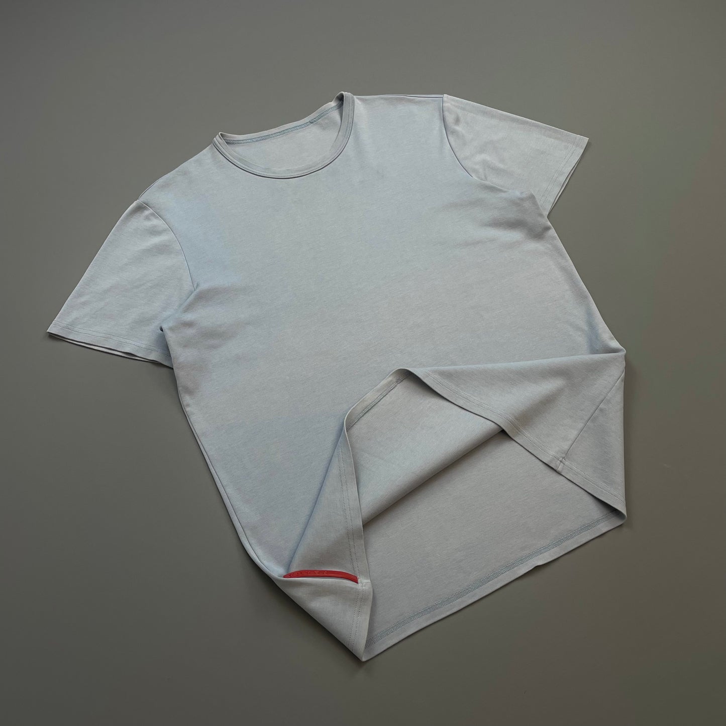 Prada Sport 00s Blue Cotton Tee