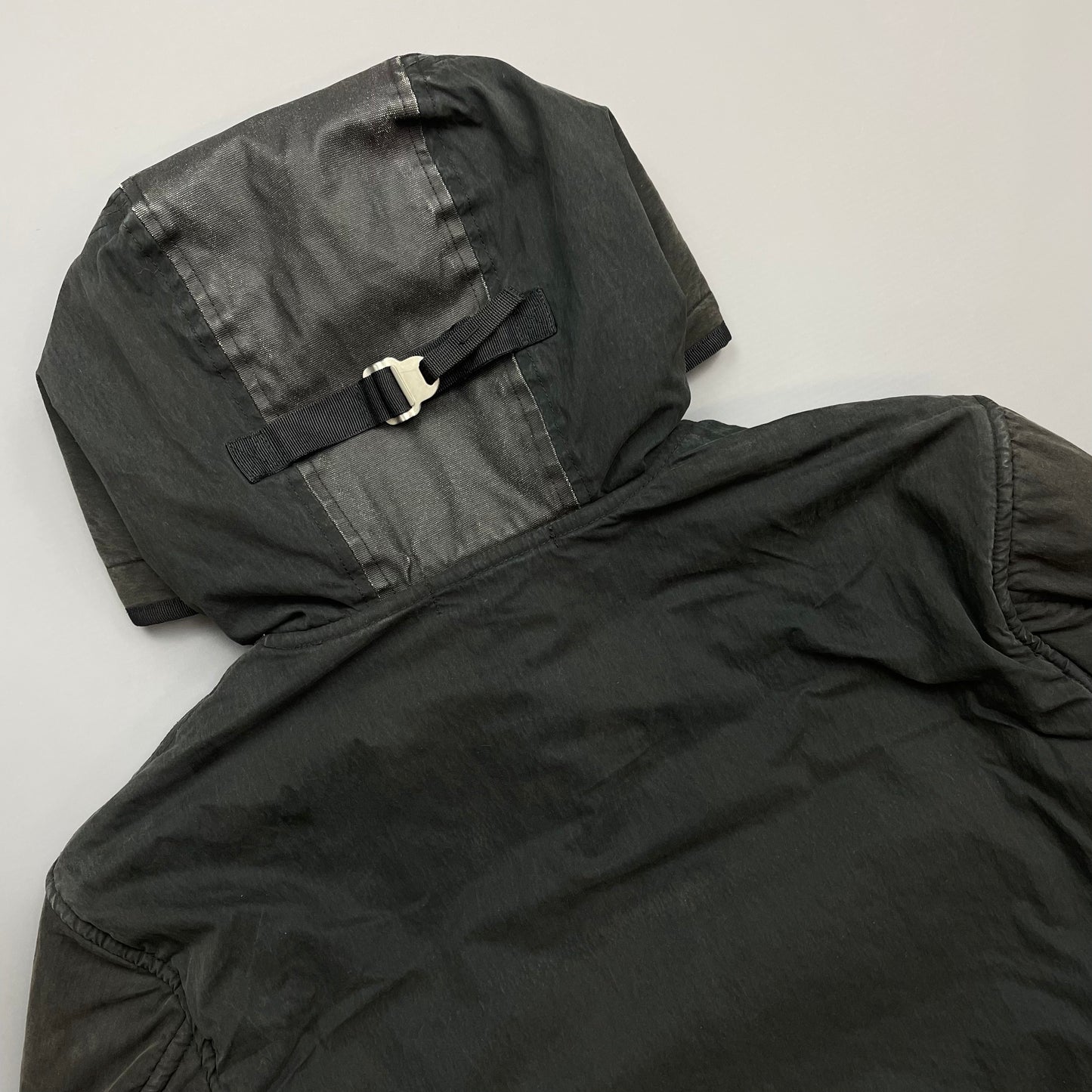 Stone Island Black AW09 Quilt-Lined Hooded Jacket