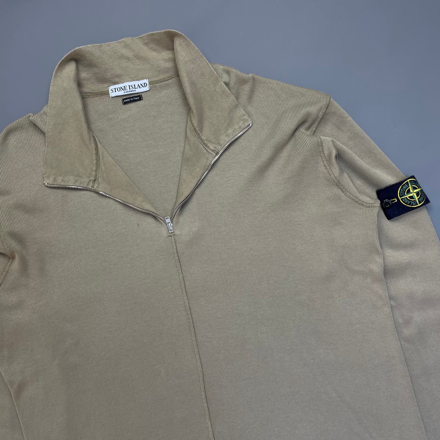 Stone Island Light Brown Quarter Zip SS05