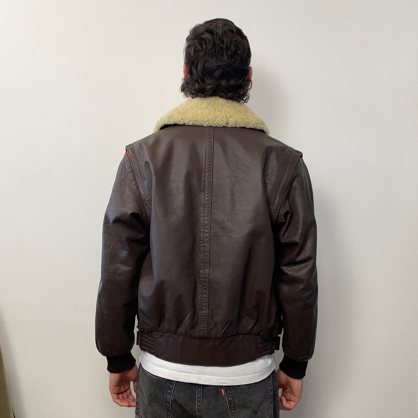 C.P. Company Brown FW82 Removable Sleeve Dutch Police L'Uomo Vogue Archive Jacket