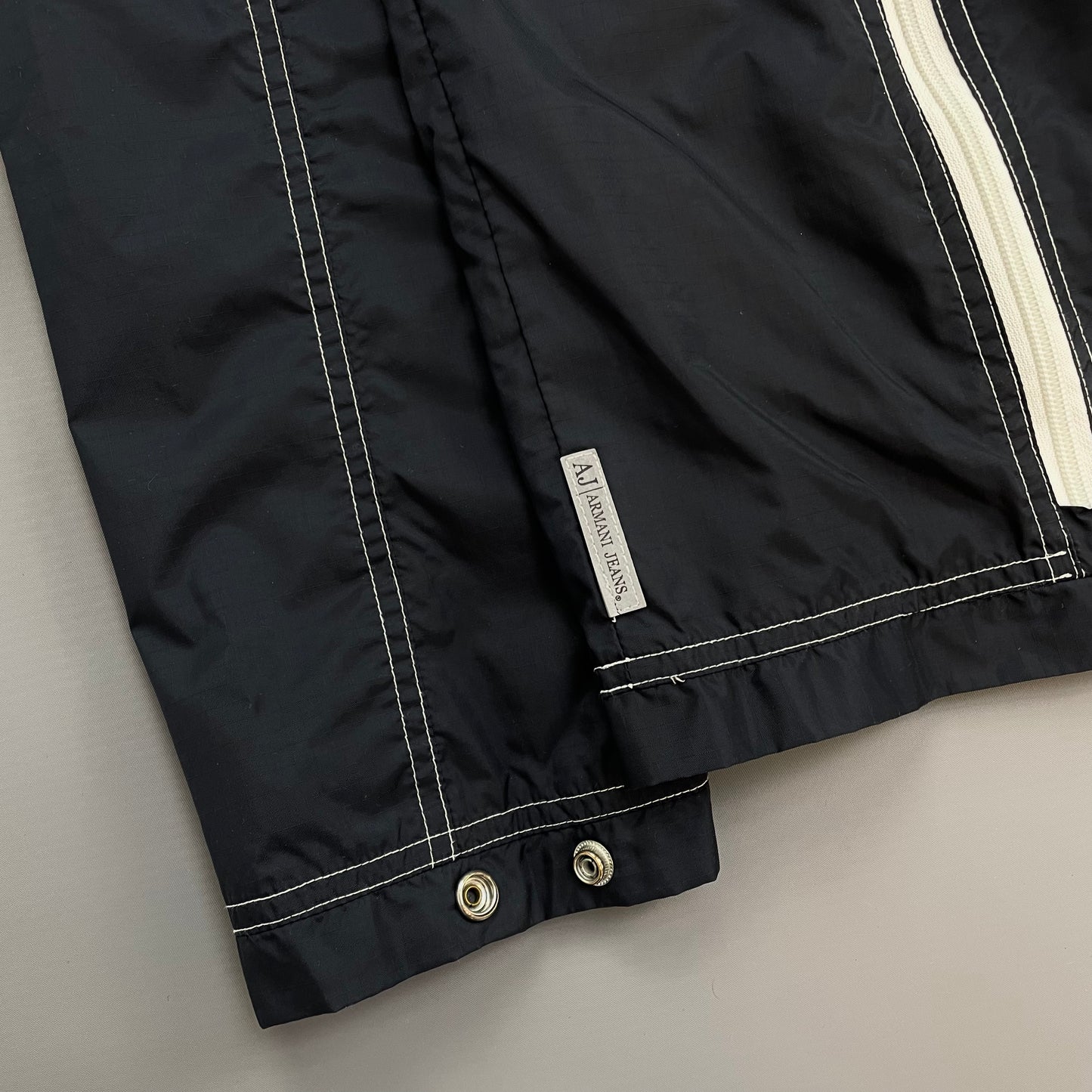 Armani Jeans 00s Ventilated Technical Nylon Windbreaker Jacker