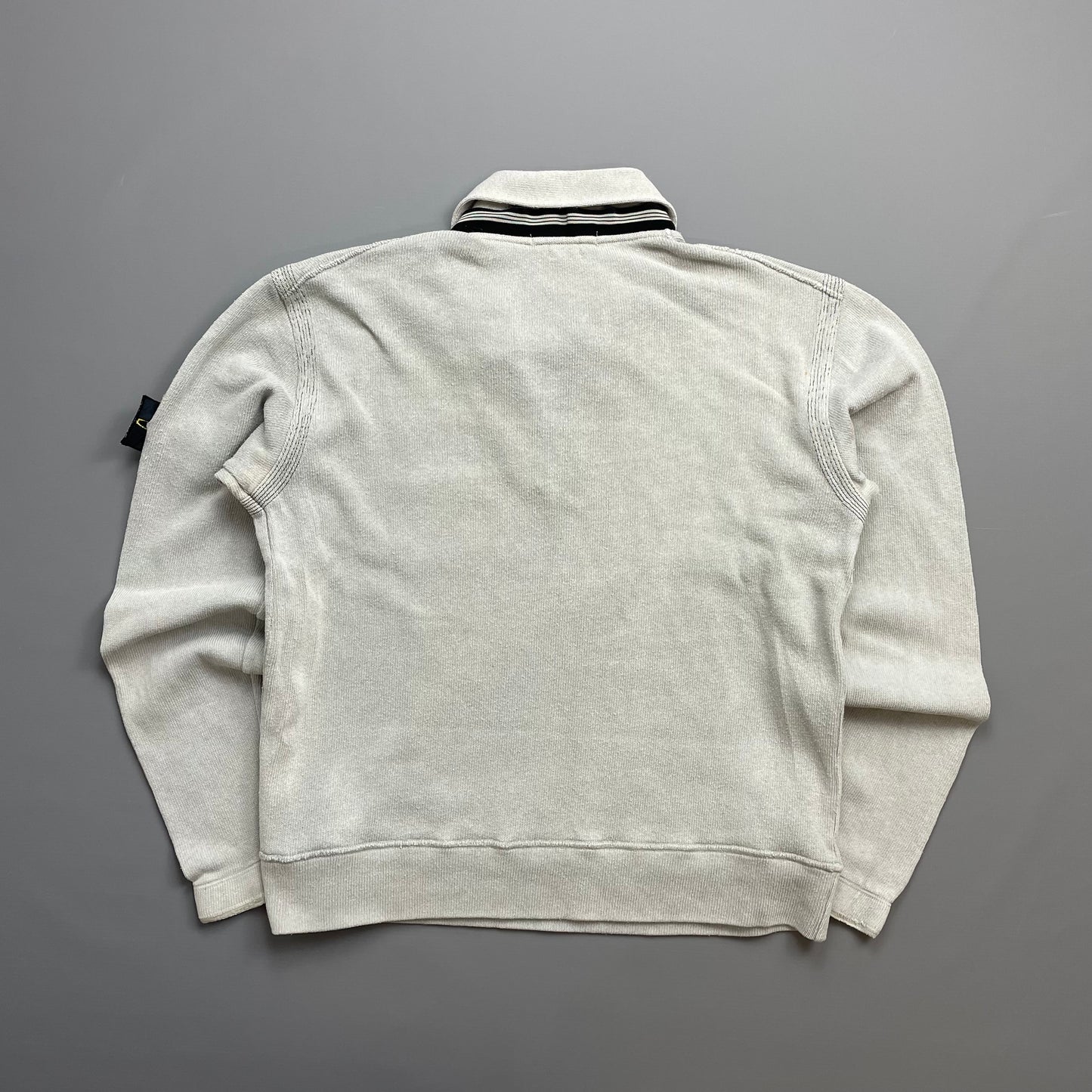 Stone Island Grey Lightweight Collared Jumper