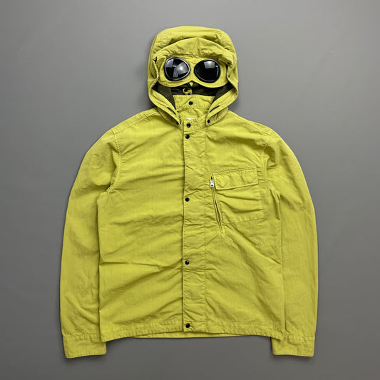 C.P. Company Green 50 Fili Removable Hood Goggle Jacket