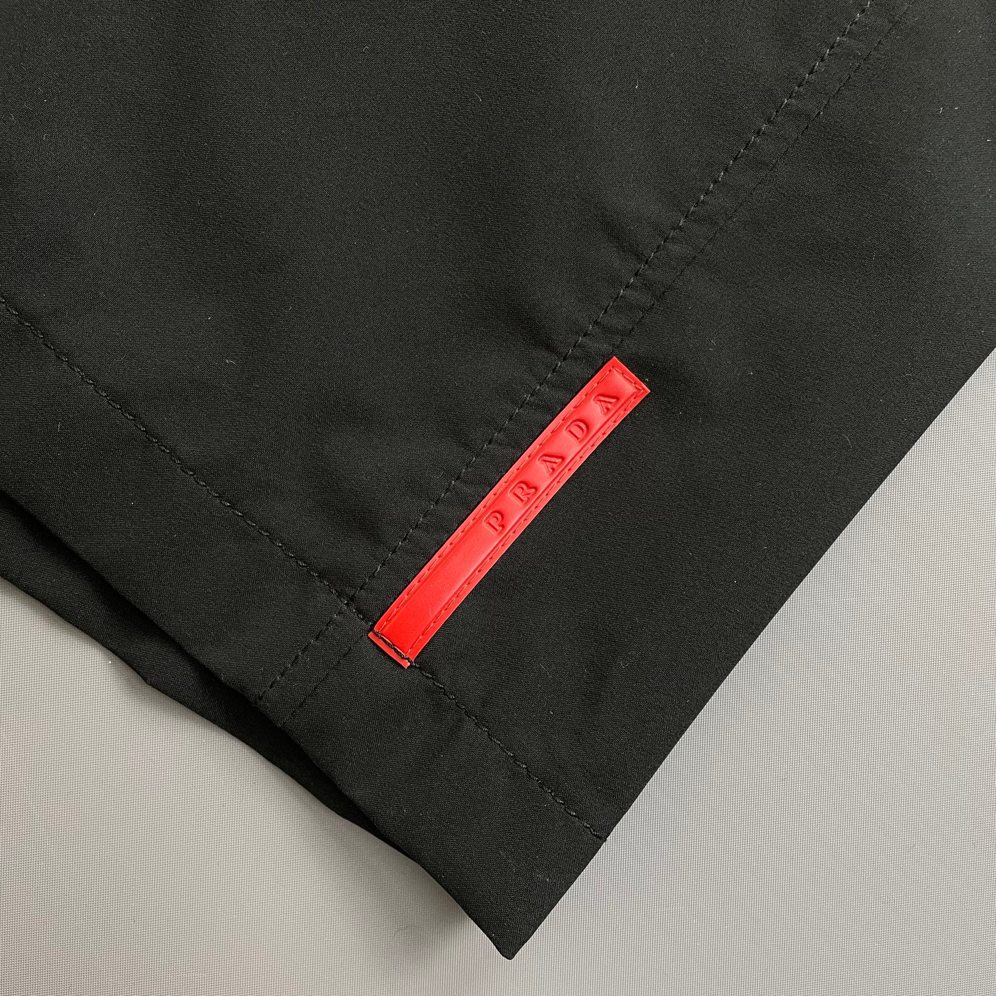 Prada Sport Black 2006 Waterproof Lightweight Trench Coat