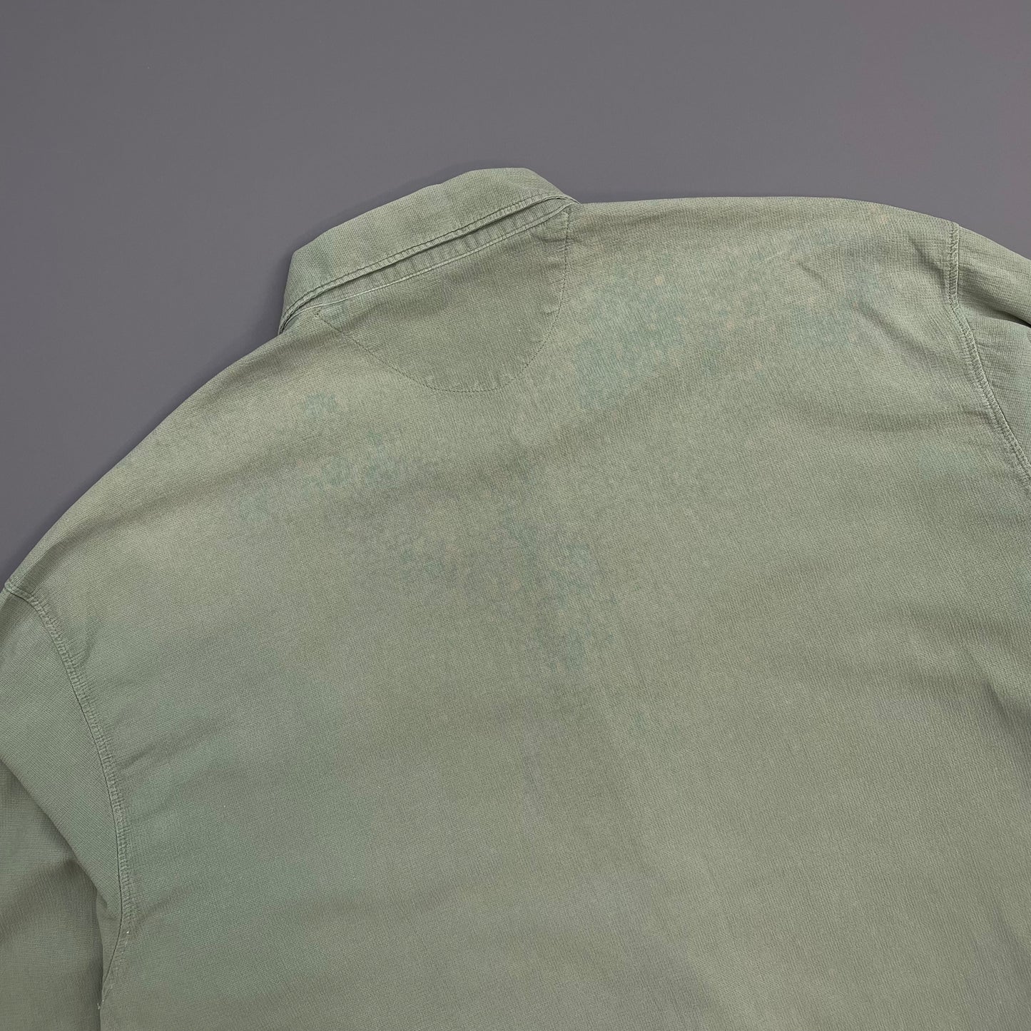 Stone Island Marina Green 1995 Lightweight Cotton Button-Through Shirt