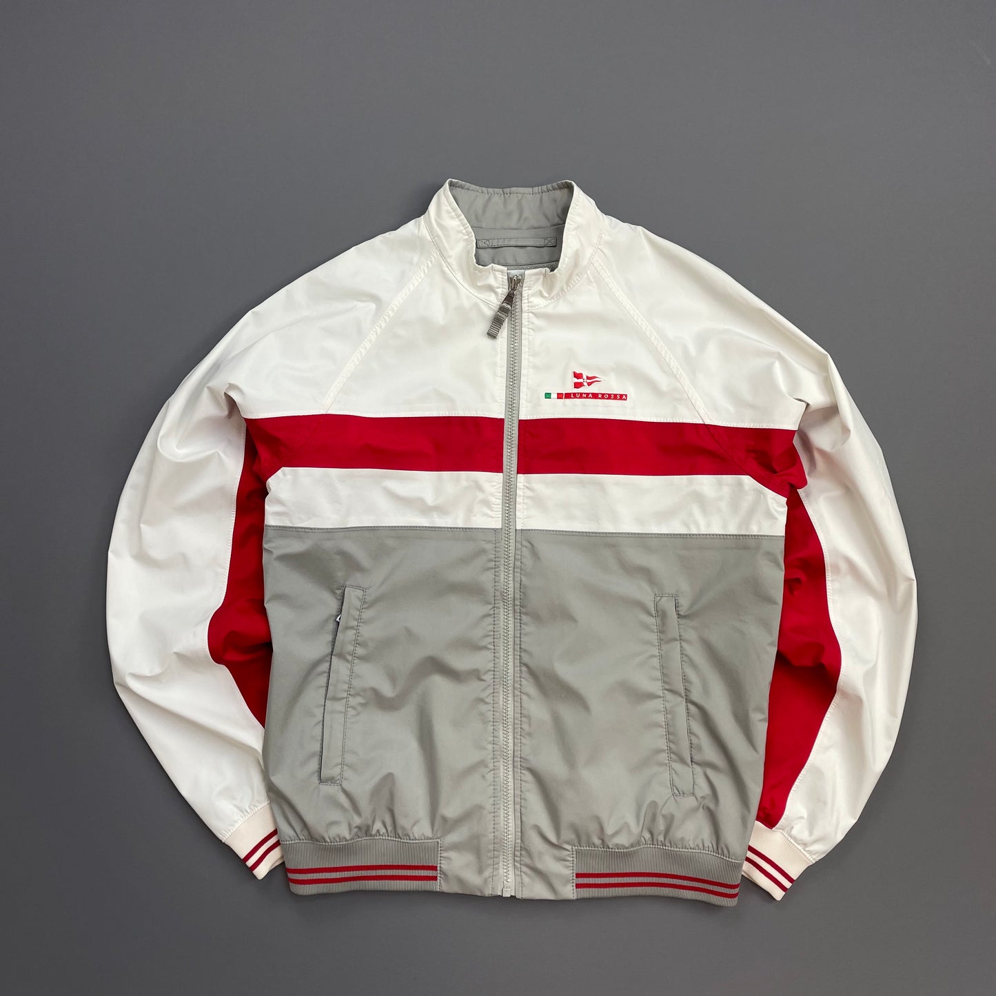 Prada Sport Luna Rossa 2000s Sailing Team Racing Windbreaker Jacket