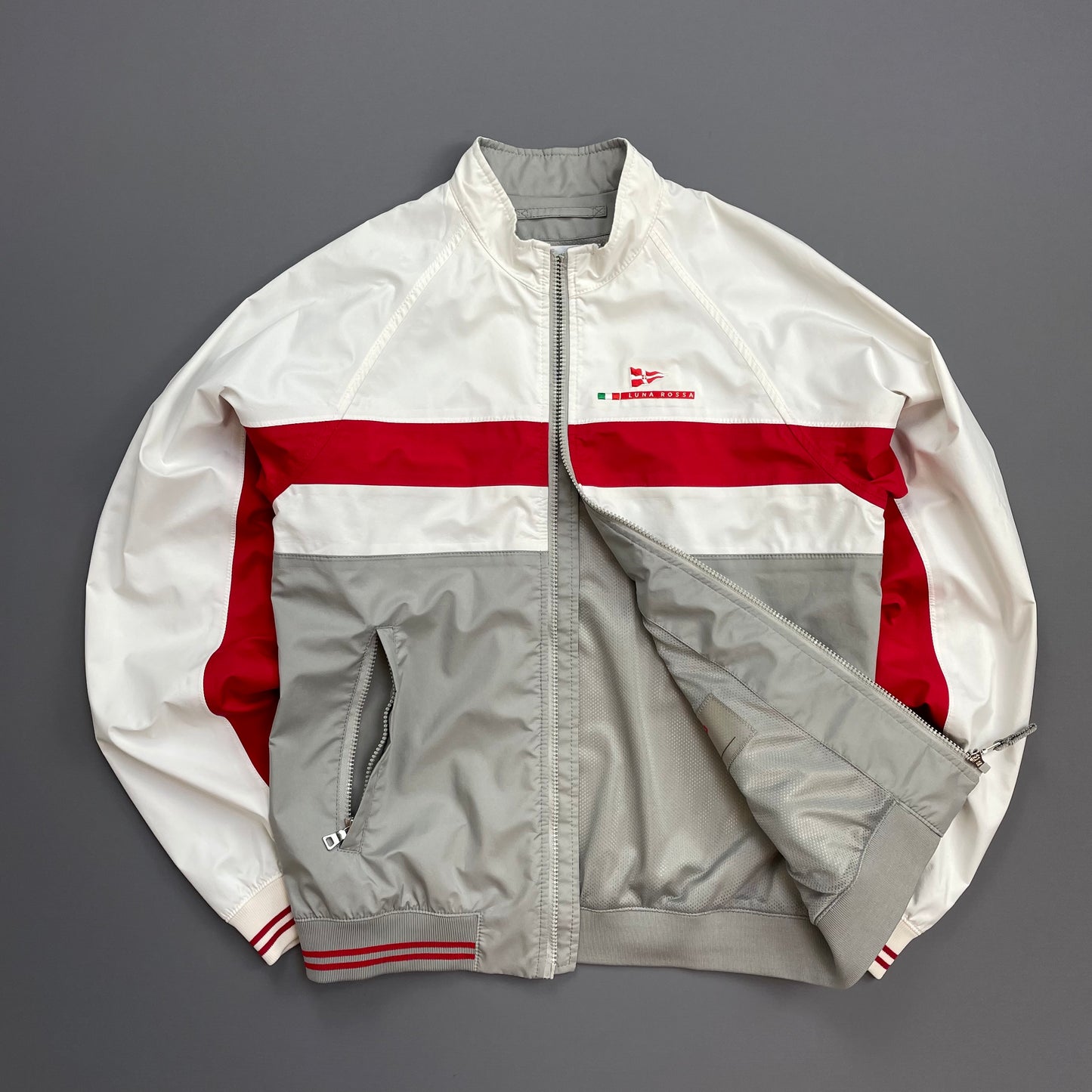 Prada Sport Luna Rossa 2000s Sailing Team Racing Windbreaker Jacket