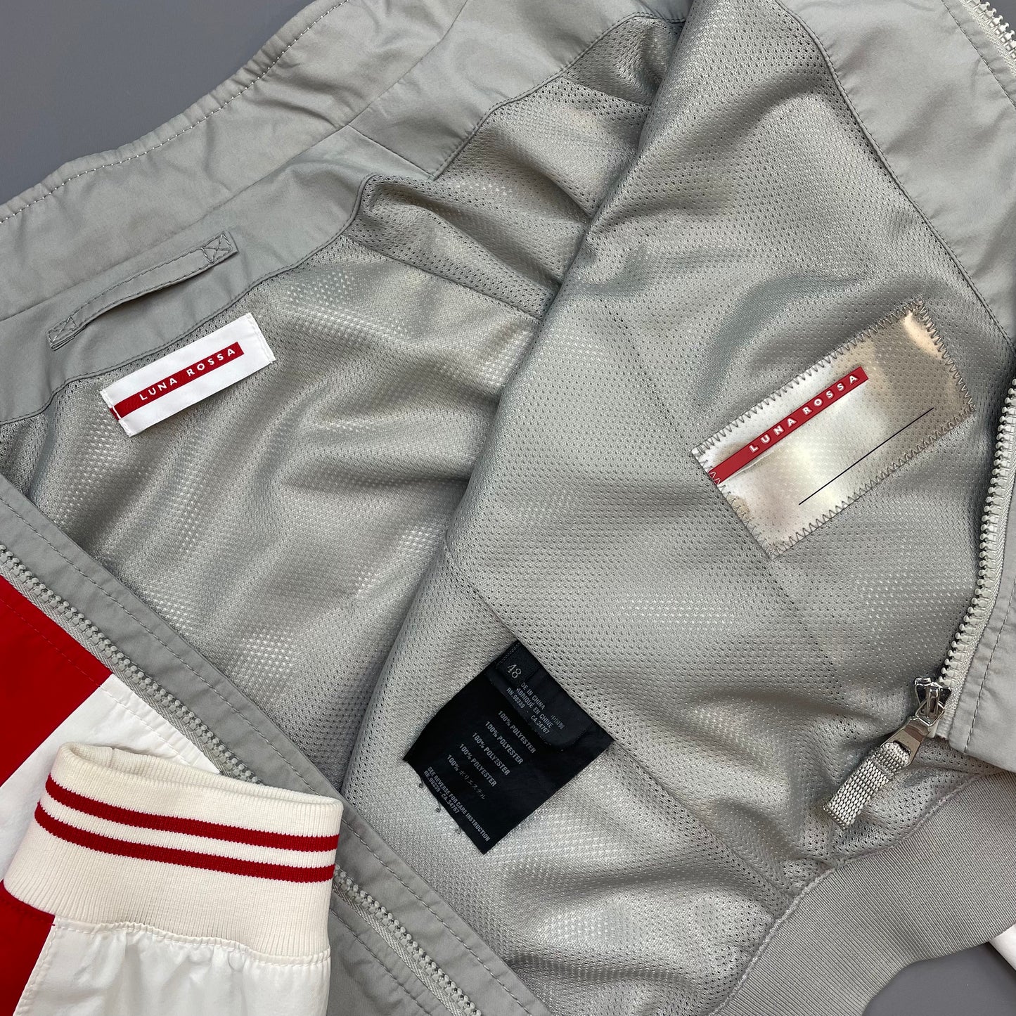 Prada Sport Luna Rossa 2000s Sailing Team Racing Windbreaker Jacket
