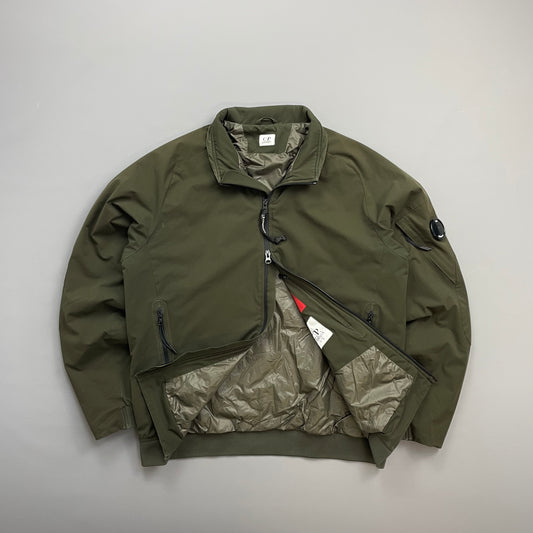 C.P. Company Khaki Pro-Tek Padded Bomber Jacket