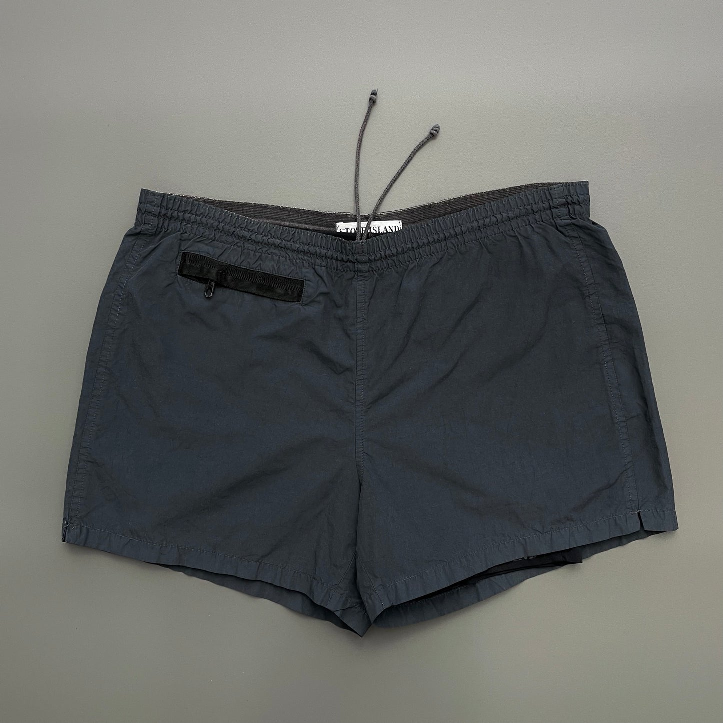 Stone Island Black SS98 Lined 2-in-1 Sport Running Shorts