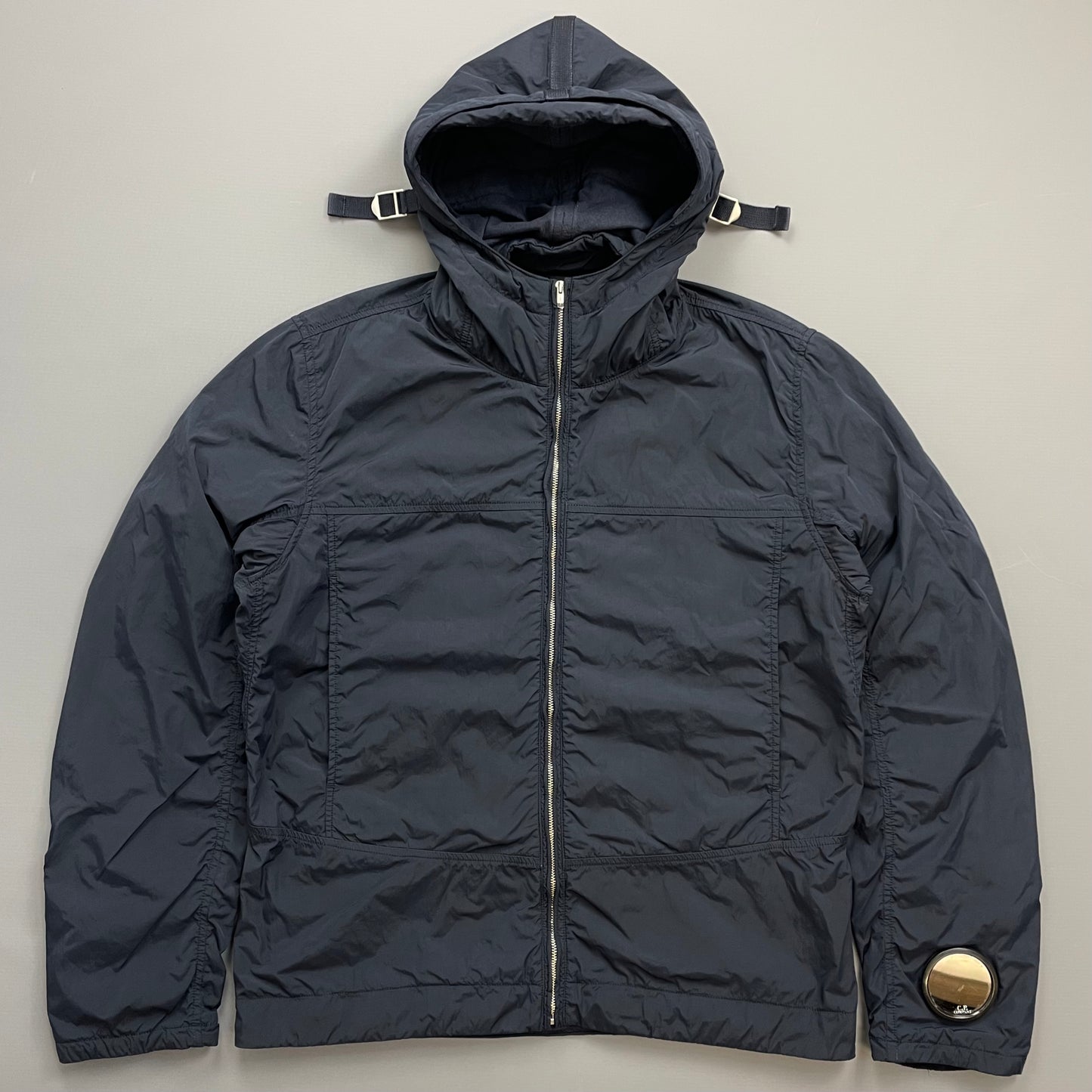 C.P. Company Navy AW09 Watchviewer Cotton-Lined Hooded Nylon Jacket