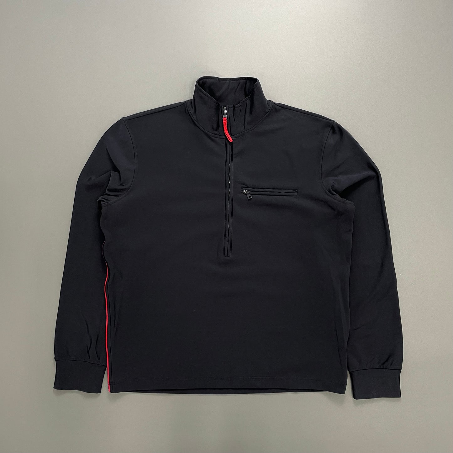 Prada Sport Navy 00s Half-Zip Nylon Jumper