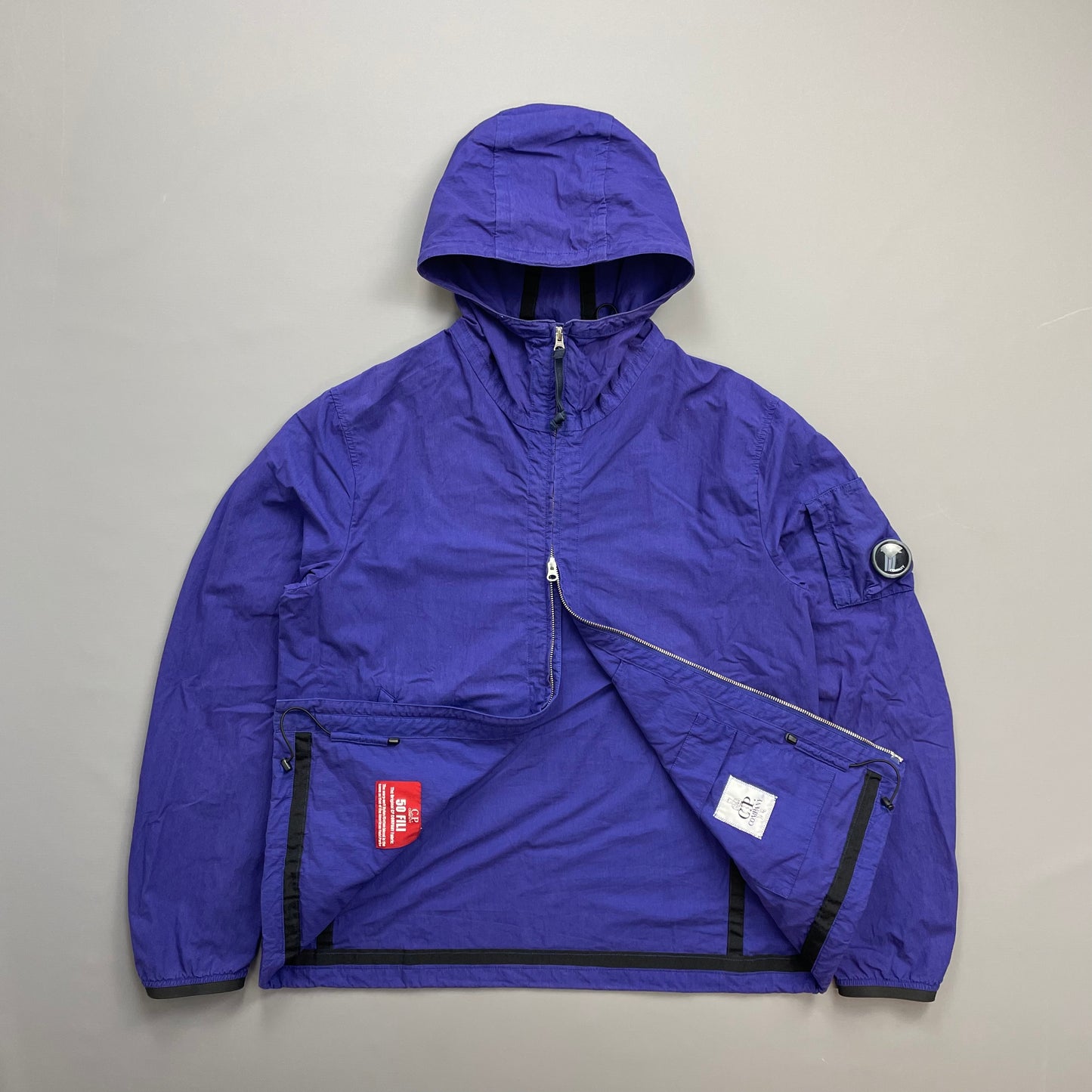 C.P. Company Purple 50 Fili Lightweight Hooded Lens Jacket