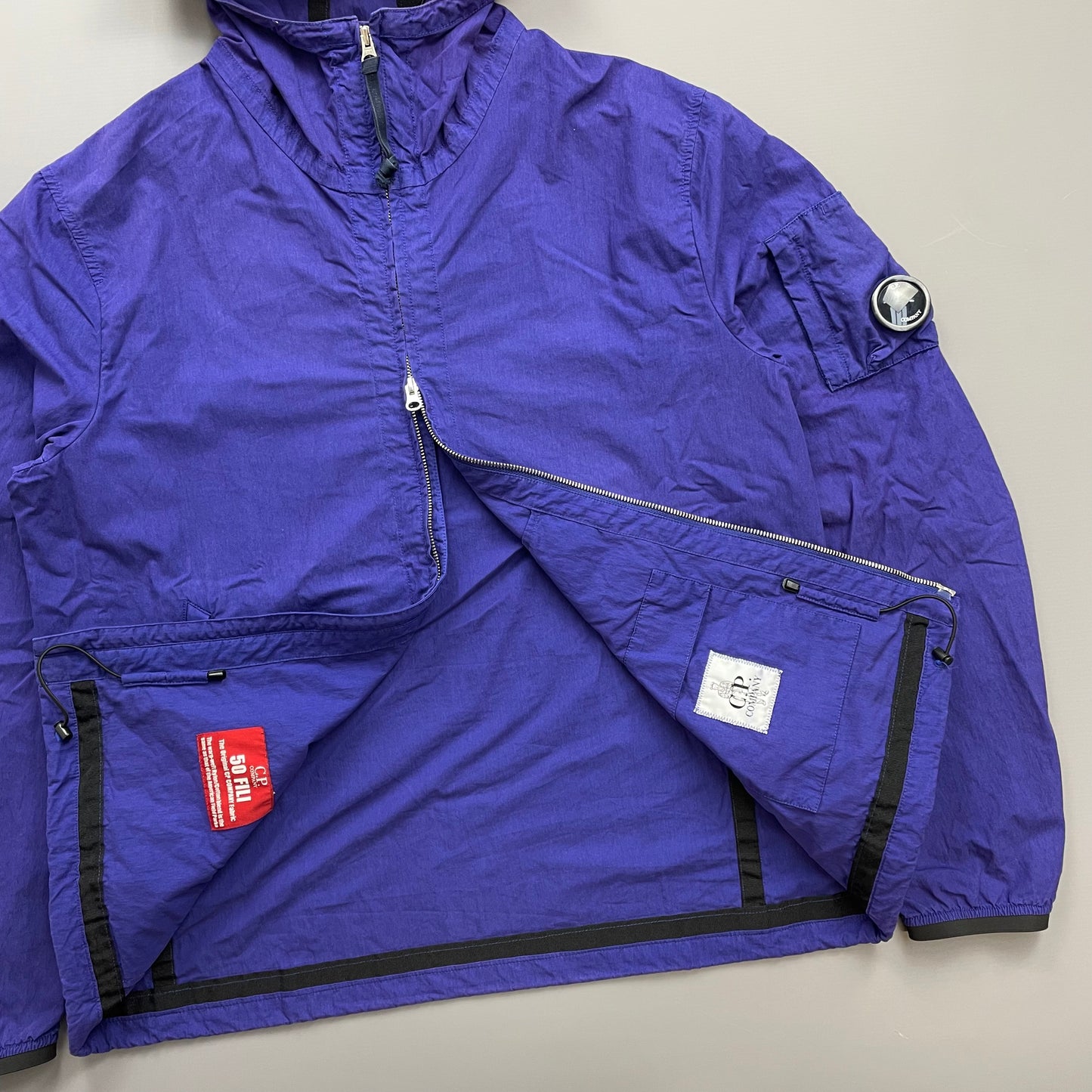 C.P. Company Purple 50 Fili Lightweight Hooded Lens Jacket