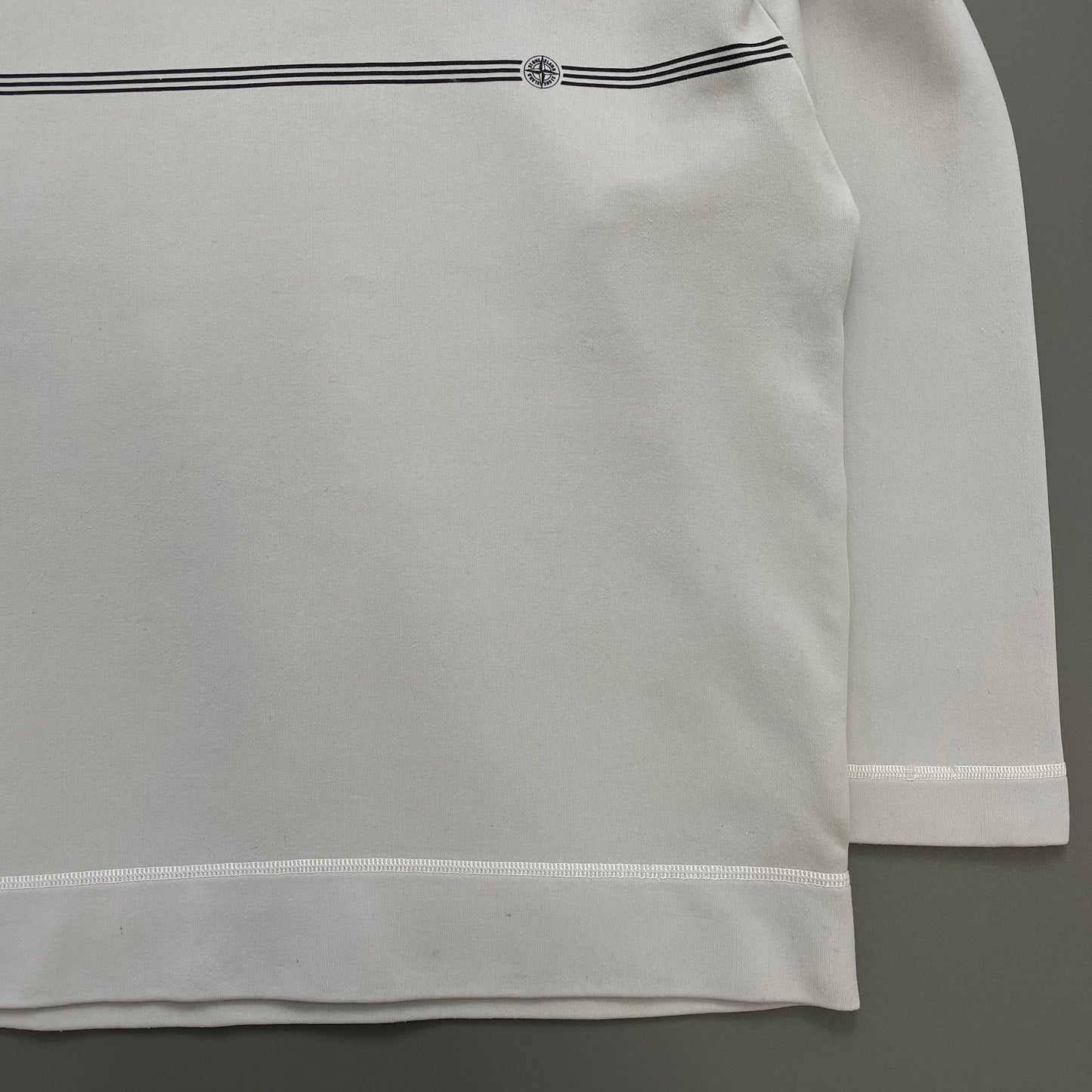 Stone Island Light Blue SS97 Marina Chest Emblem Jumper