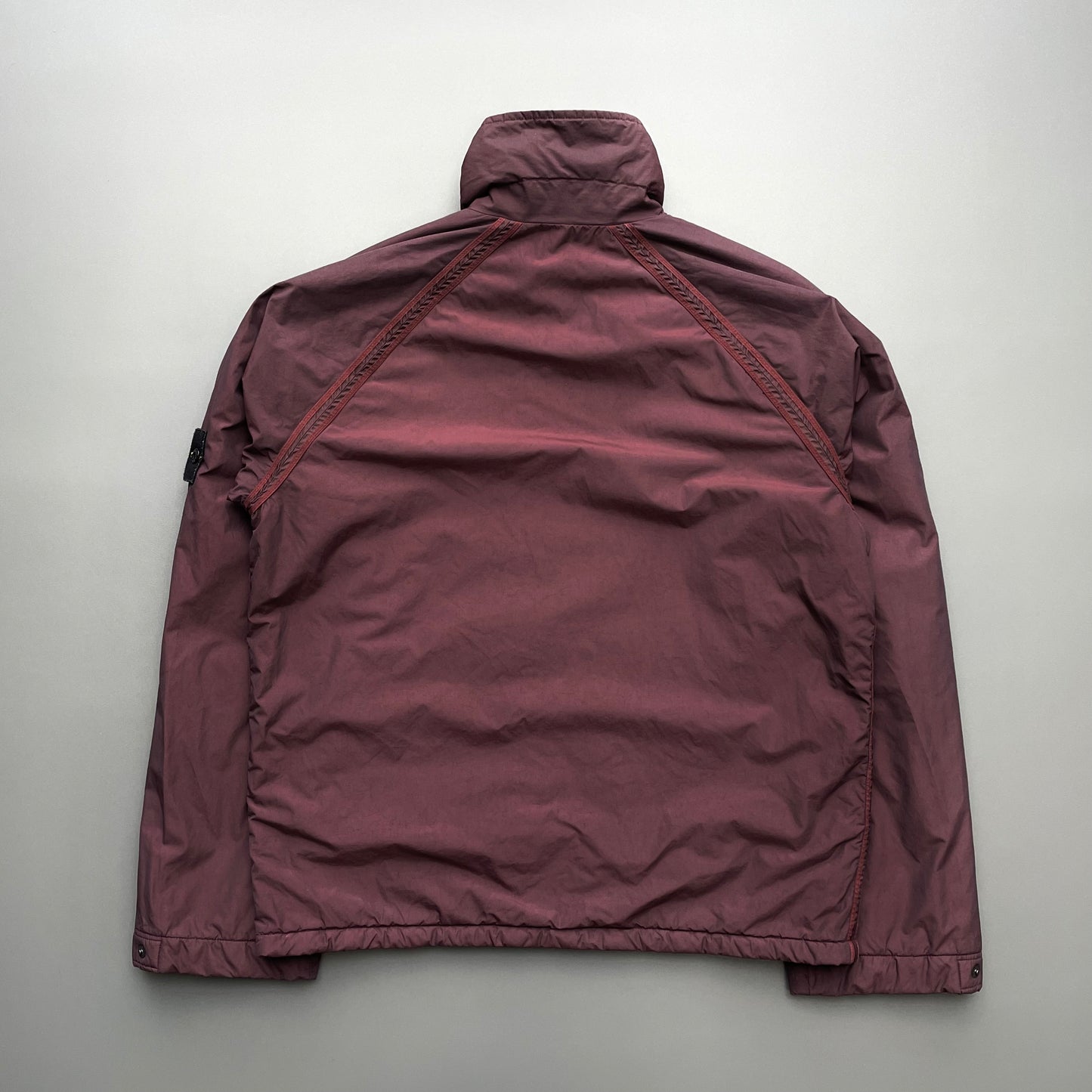 Stone Island Burgundy AW02 Nylon Padded Jacket