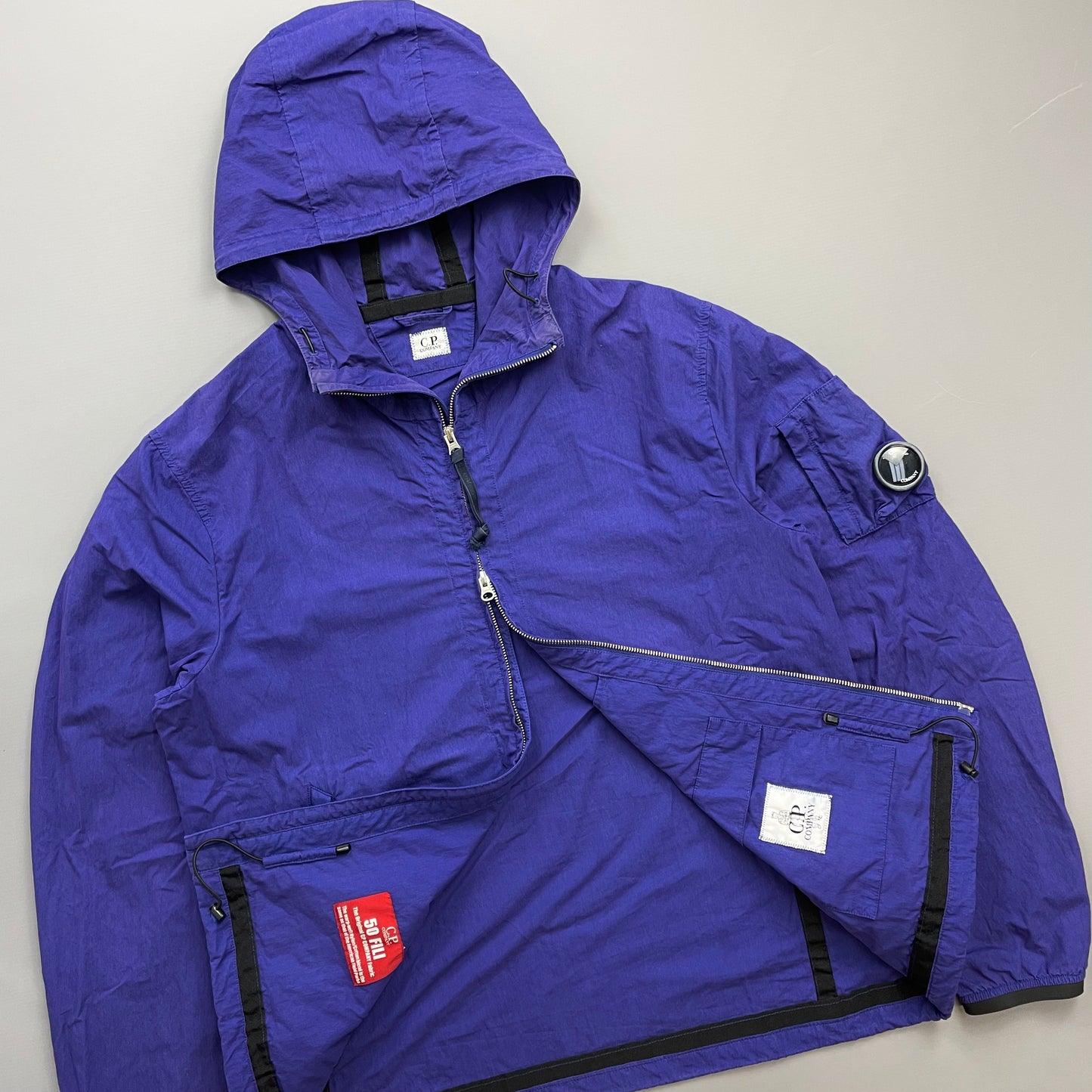 C.P. Company Purple 50 Fili Lightweight Hooded Lens Jacket