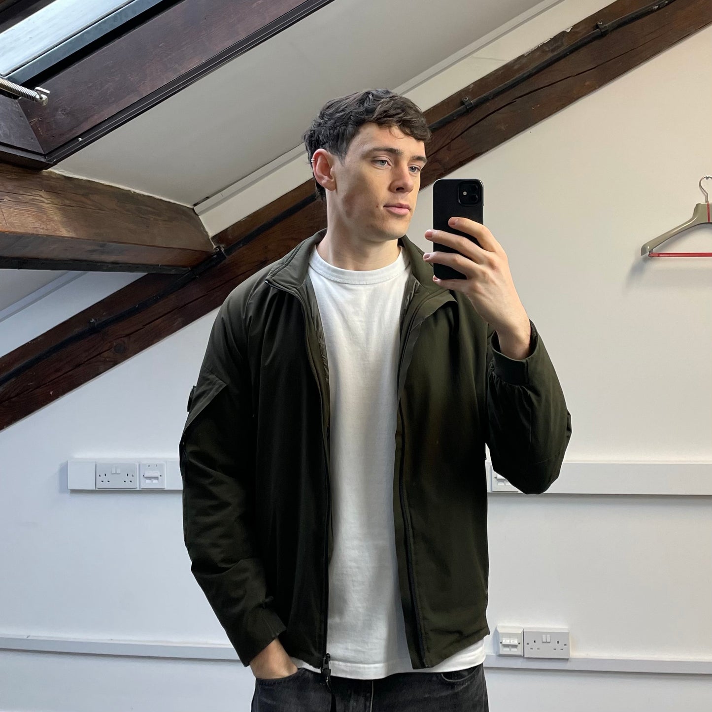 C.P. Company Khaki Pro-Tek Padded Bomber Jacket