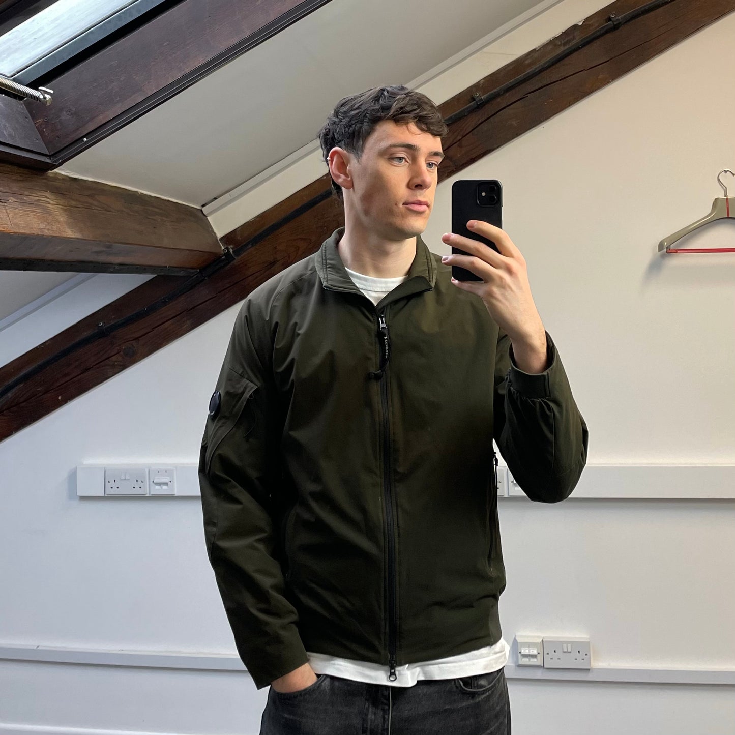 C.P. Company Khaki Pro-Tek Padded Bomber Jacket