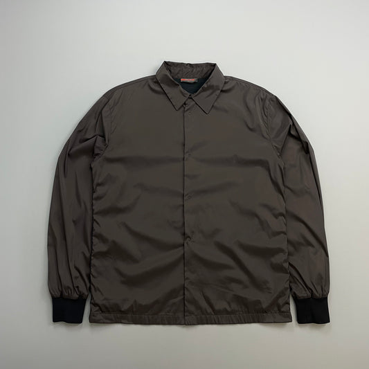 Prada Sport Khaki FW00 Nylon Overshirt Coach Jacket