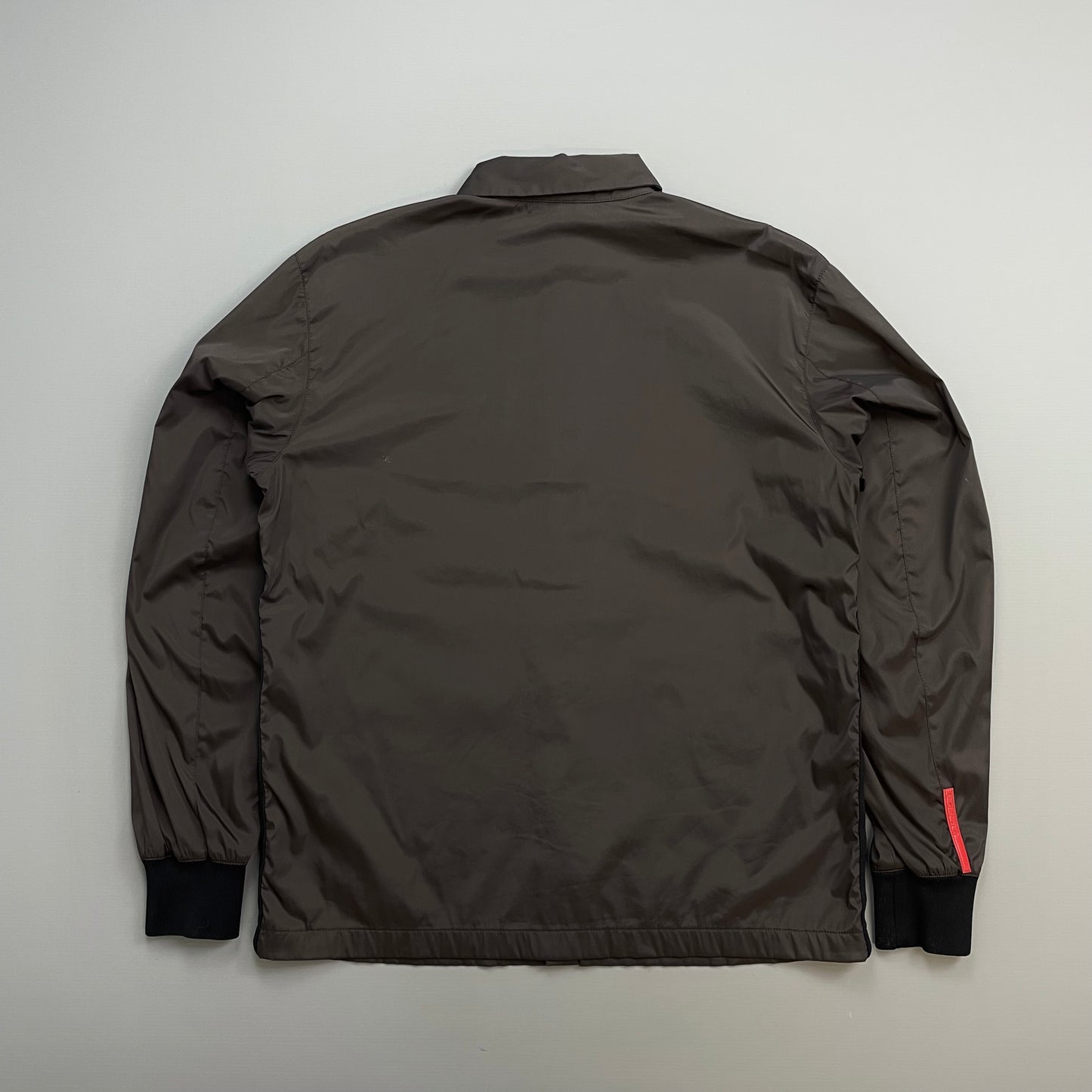 Prada Sport Khaki FW00 Nylon Overshirt Coach Jacket