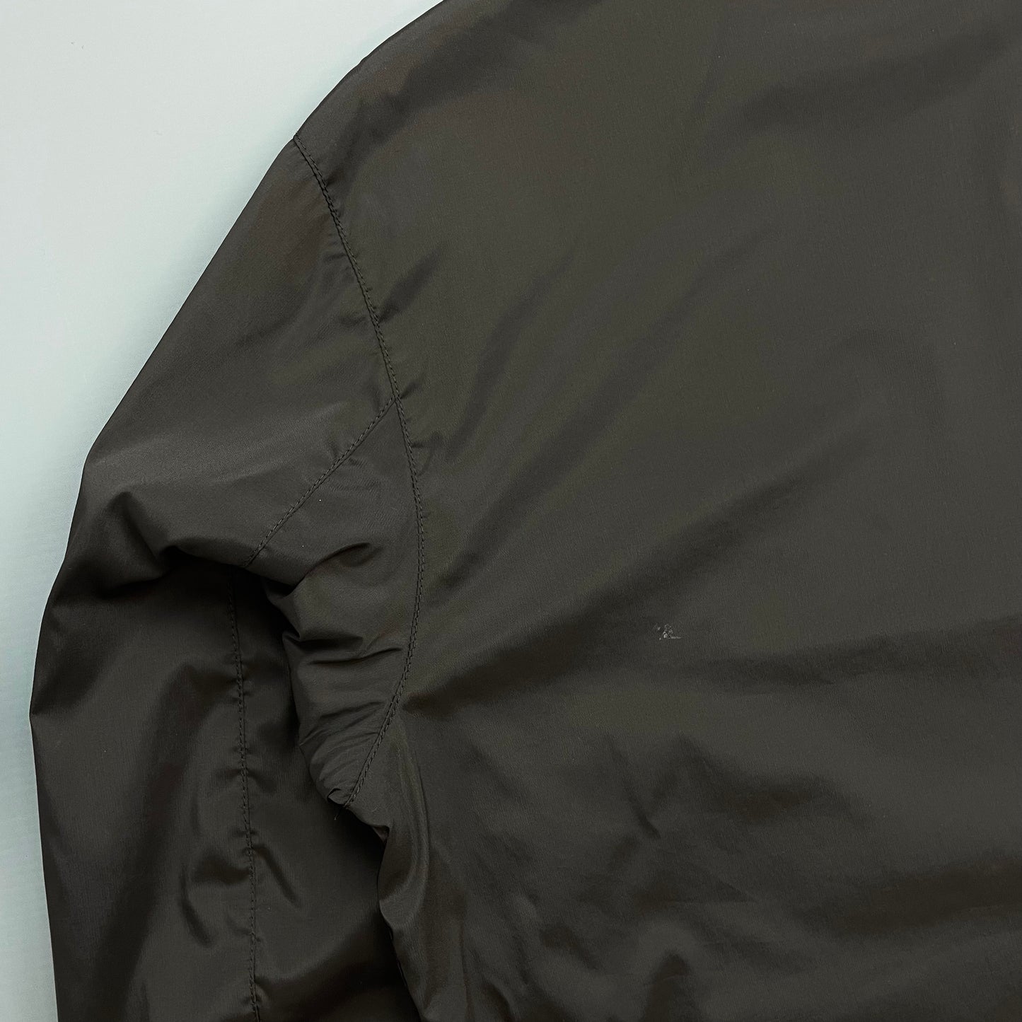 Prada Sport Khaki FW00 Nylon Overshirt Coach Jacket