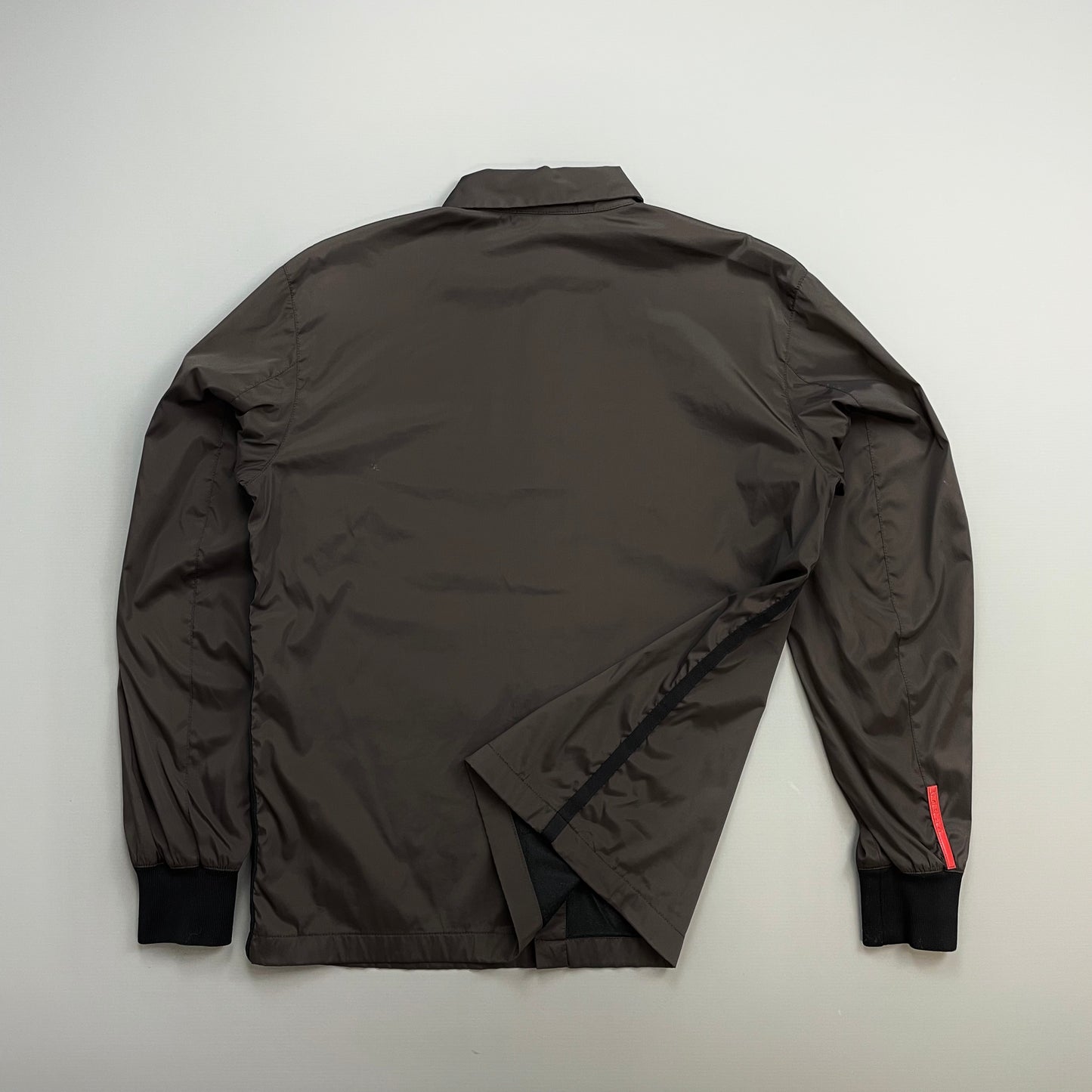 Prada Sport Khaki FW00 Nylon Overshirt Coach Jacket