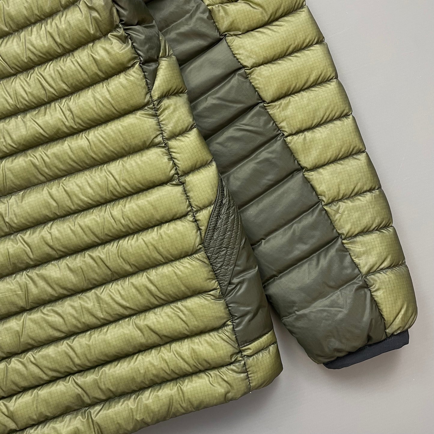 C.P. Company Khaki Green DD Shell Lightweight Puffer Jacket