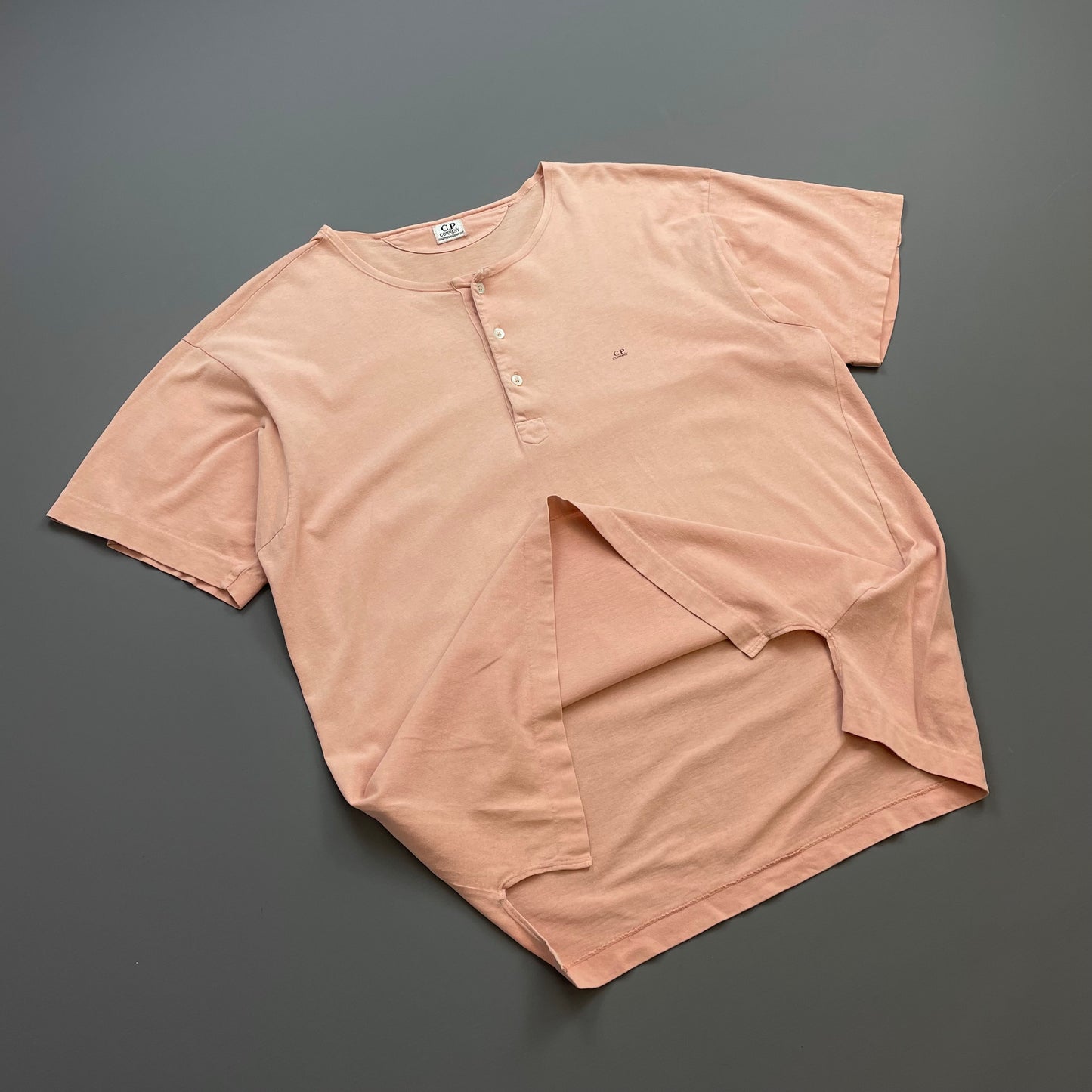 C.P. Company Peach 80s Ideas from Massimo Osti Henley T-Shirt