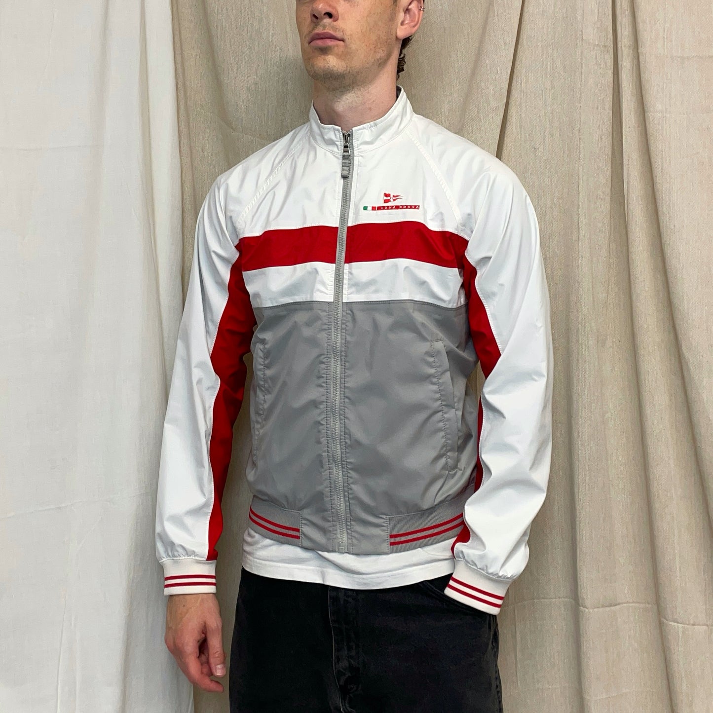 Prada Sport Luna Rossa 2000s Sailing Team Racing Windbreaker Jacket