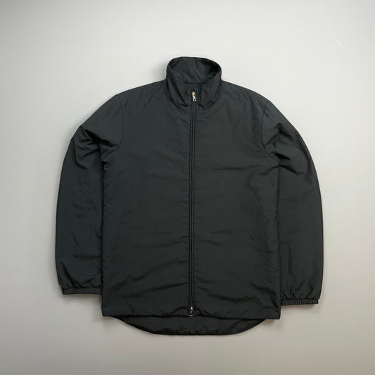 Prada Sport Black 00s Minimalistic Padded Windbreaker Track Jacket