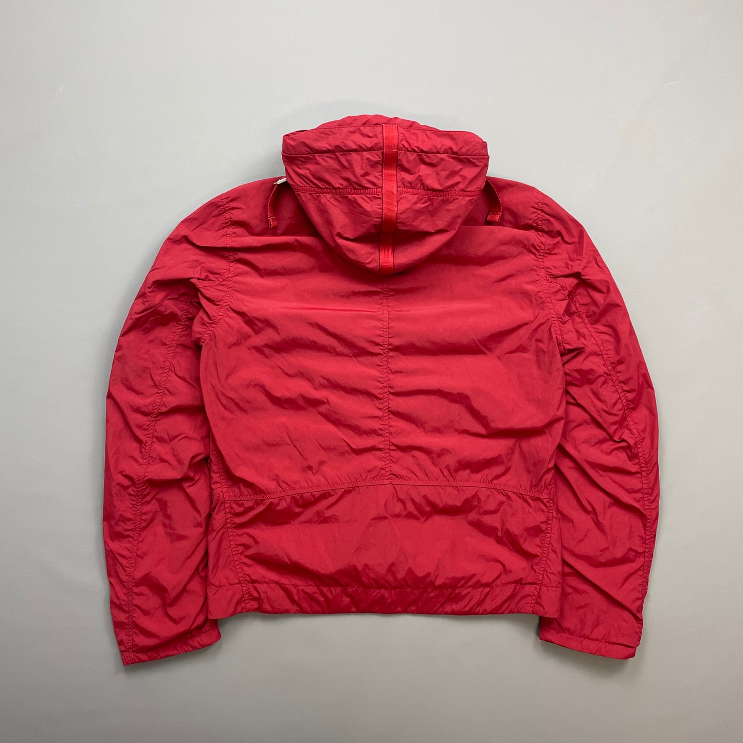 C.P. Company Red AW09 Watchviewer Cotton-Lined Hooded Nylon Jacket