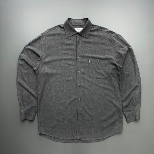Armani Jeans Grey 90s Drape Shirt